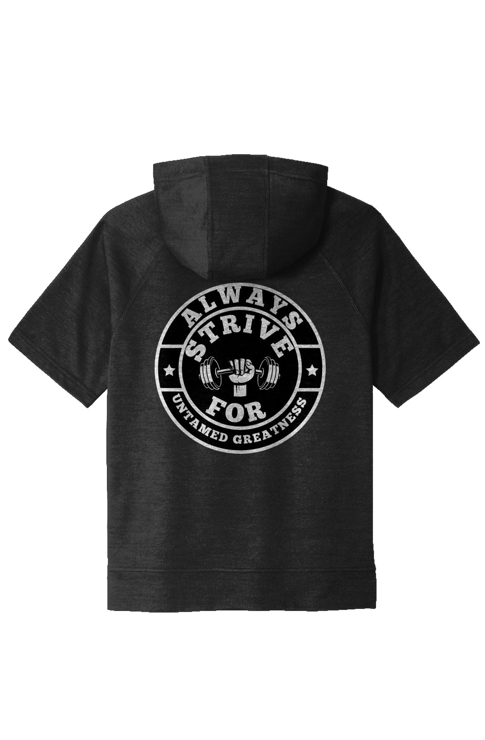 UC- FOREVER GREATNESS Tri-Blend Fleece S/S Hooded Pullover