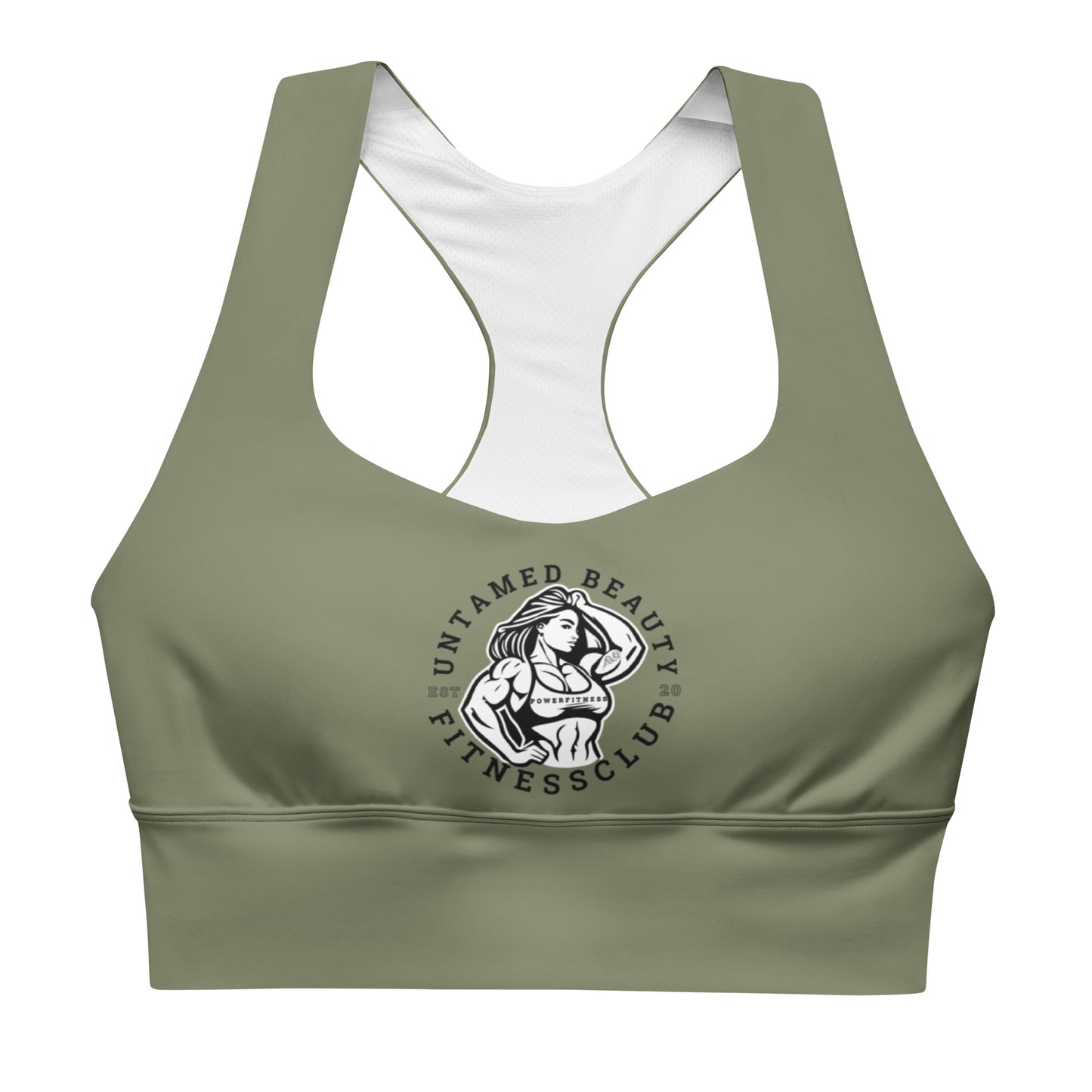 UNTAMED BEAUTY FITNESS CLUB - Longline sports bra