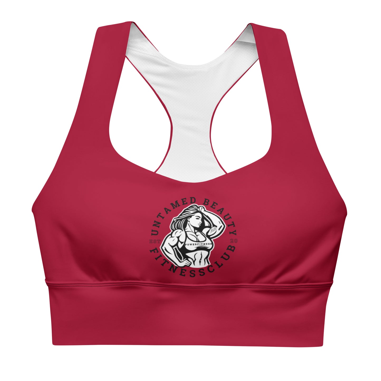 UNTAMED BEAUTY FITNESS CLUB - Longline sports bra