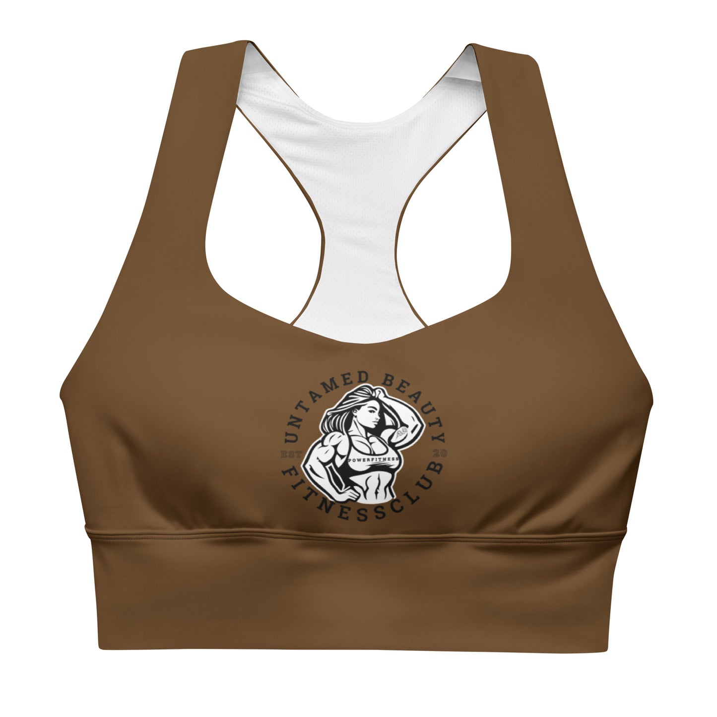 UNTAMED BEAUTY FITNESS CLUB - Longline sports bra