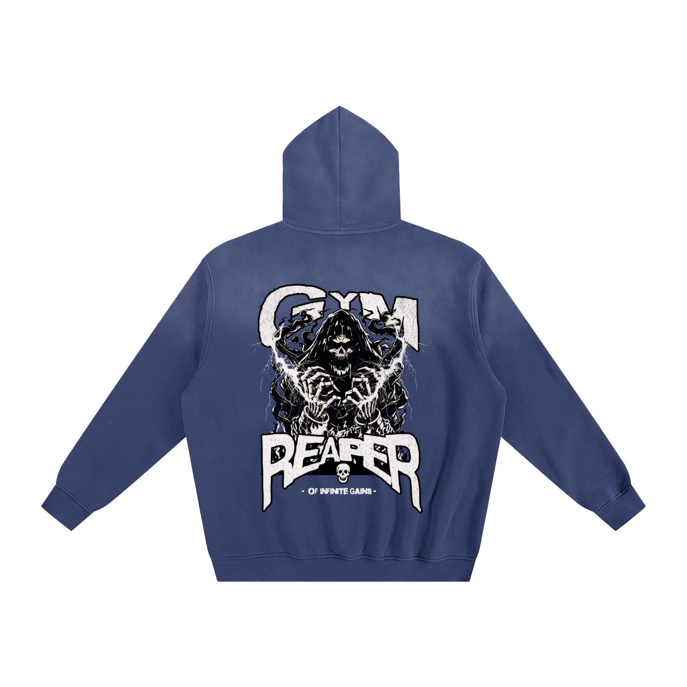 UC- GYM REAPER Sunfade Men's Fleeced Hoodies