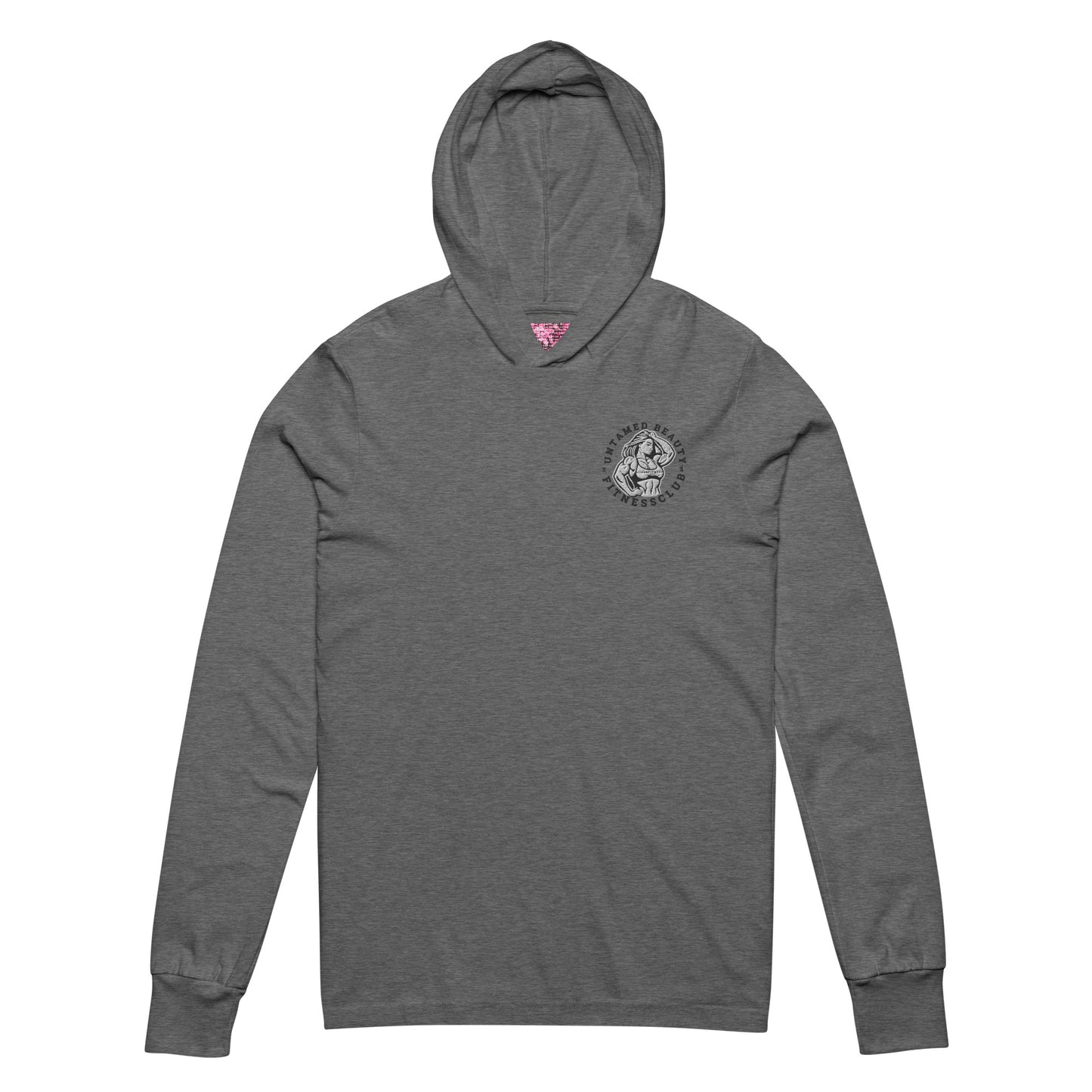 UNTAMED BEAUTY FITNESS CLUB - Hooded long-sleeve tee