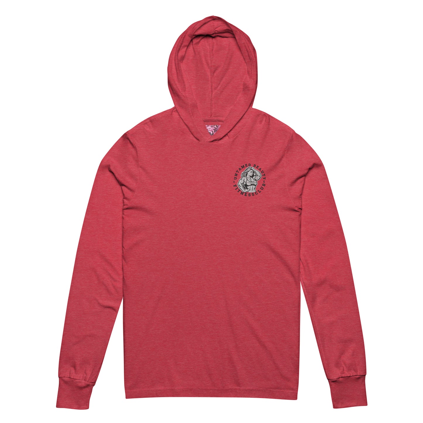 UNTAMED BEAUTY FITNESS CLUB - Hooded long-sleeve tee
