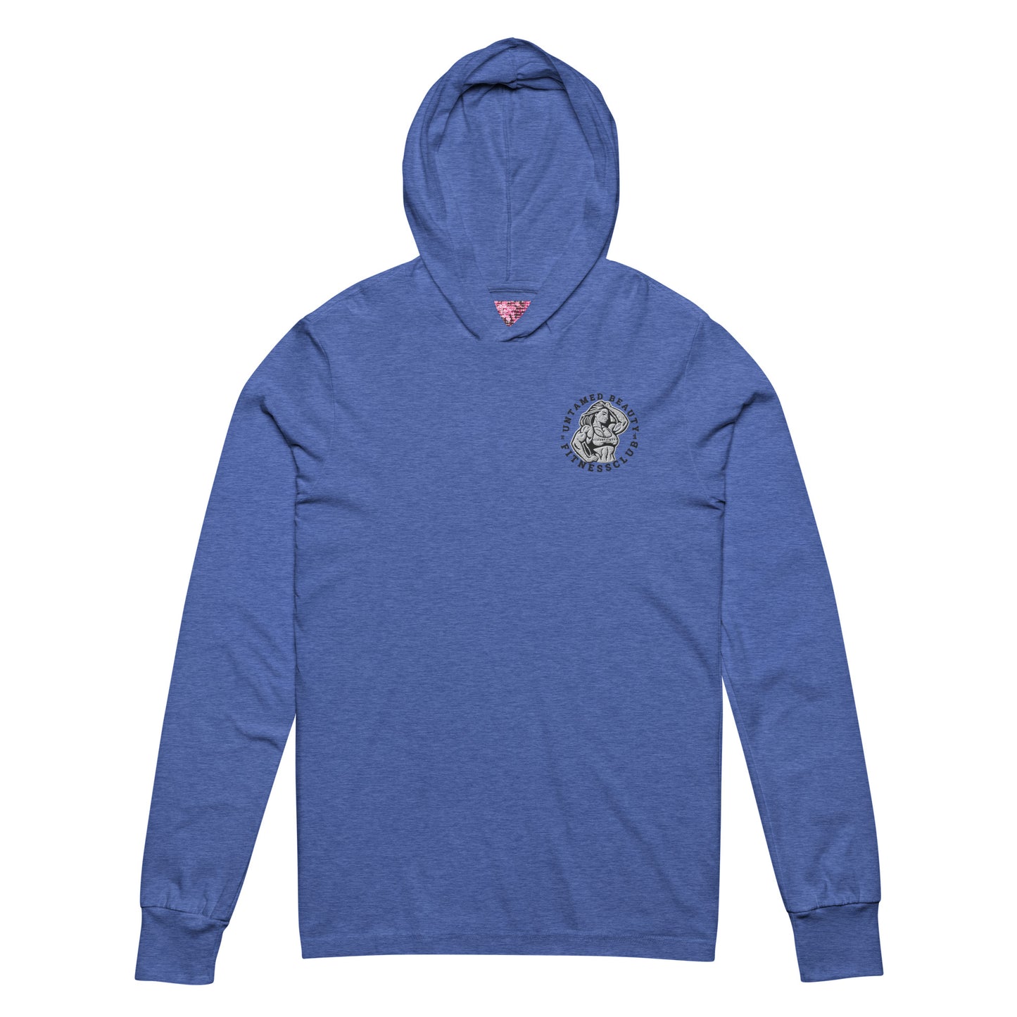 UNTAMED BEAUTY FITNESS CLUB - Hooded long-sleeve tee