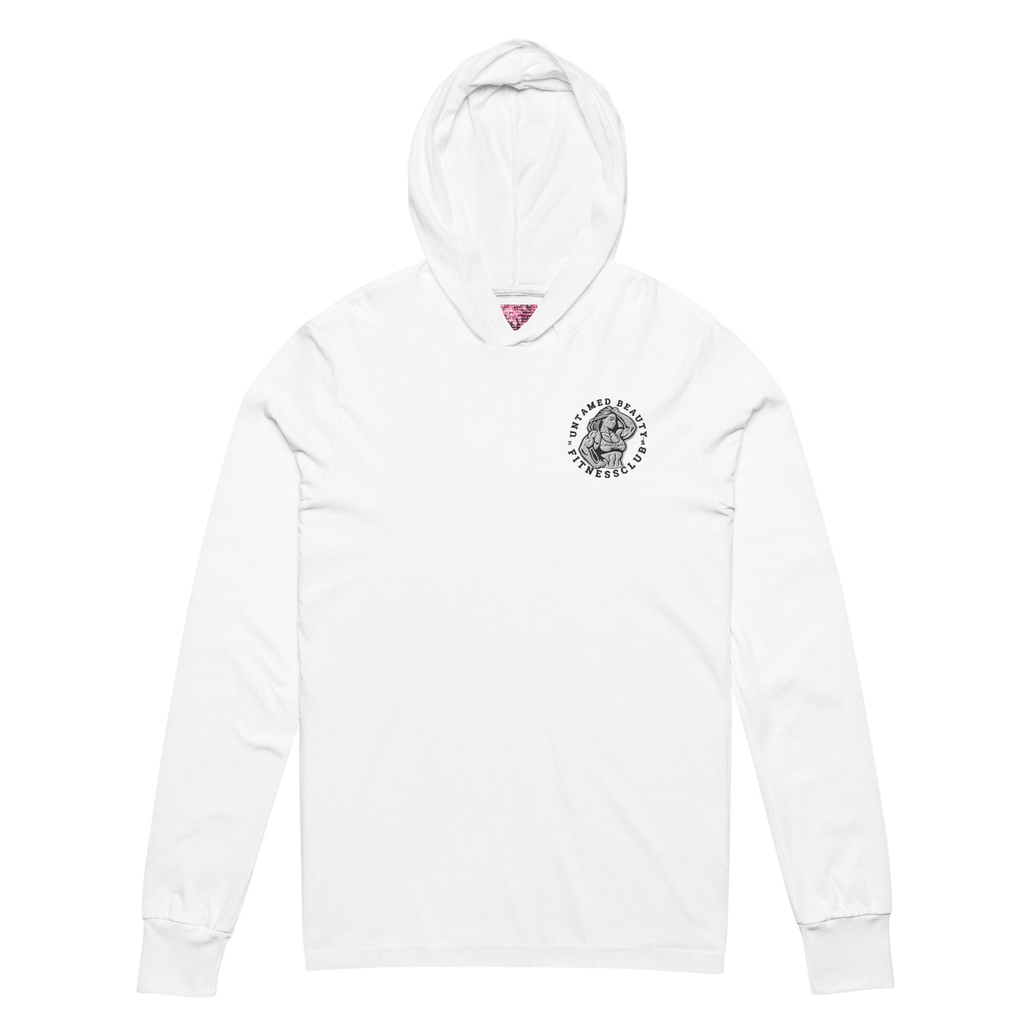 UNTAMED BEAUTY FITNESS CLUB - Hooded long-sleeve tee