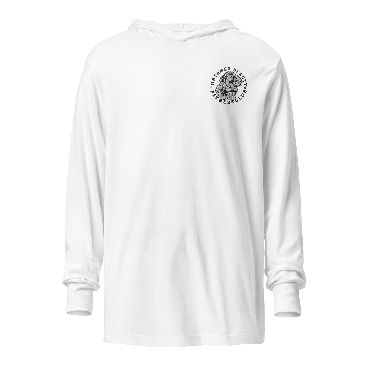 UNTAMED BEAUTY FITNESS CLUB - Hooded long-sleeve tee