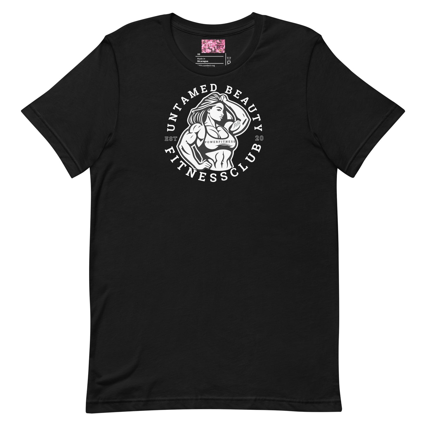 UNTAMED BEAUTY POWER FITNESS CLUB - Unisex t-shirts