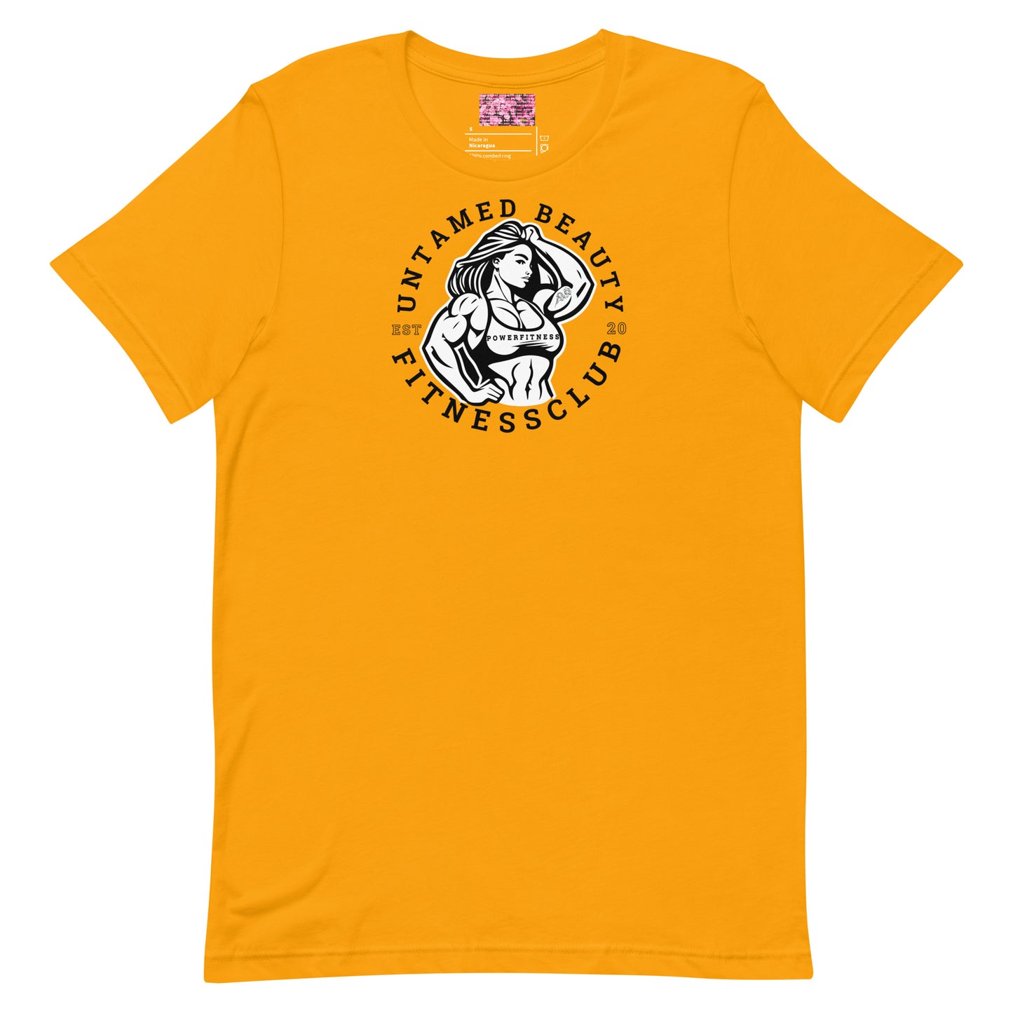 UNTAMED BEAUTY POWER FITNESS CLUB - Unisex t-shirts