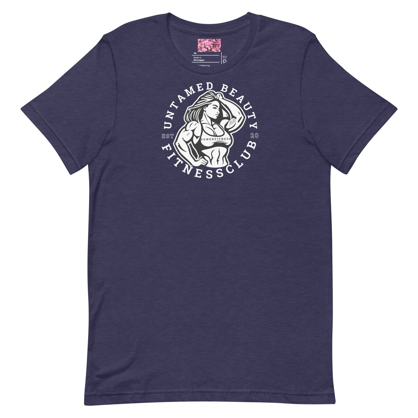 UNTAMED BEAUTY POWER FITNESS CLUB - Unisex t-shirts