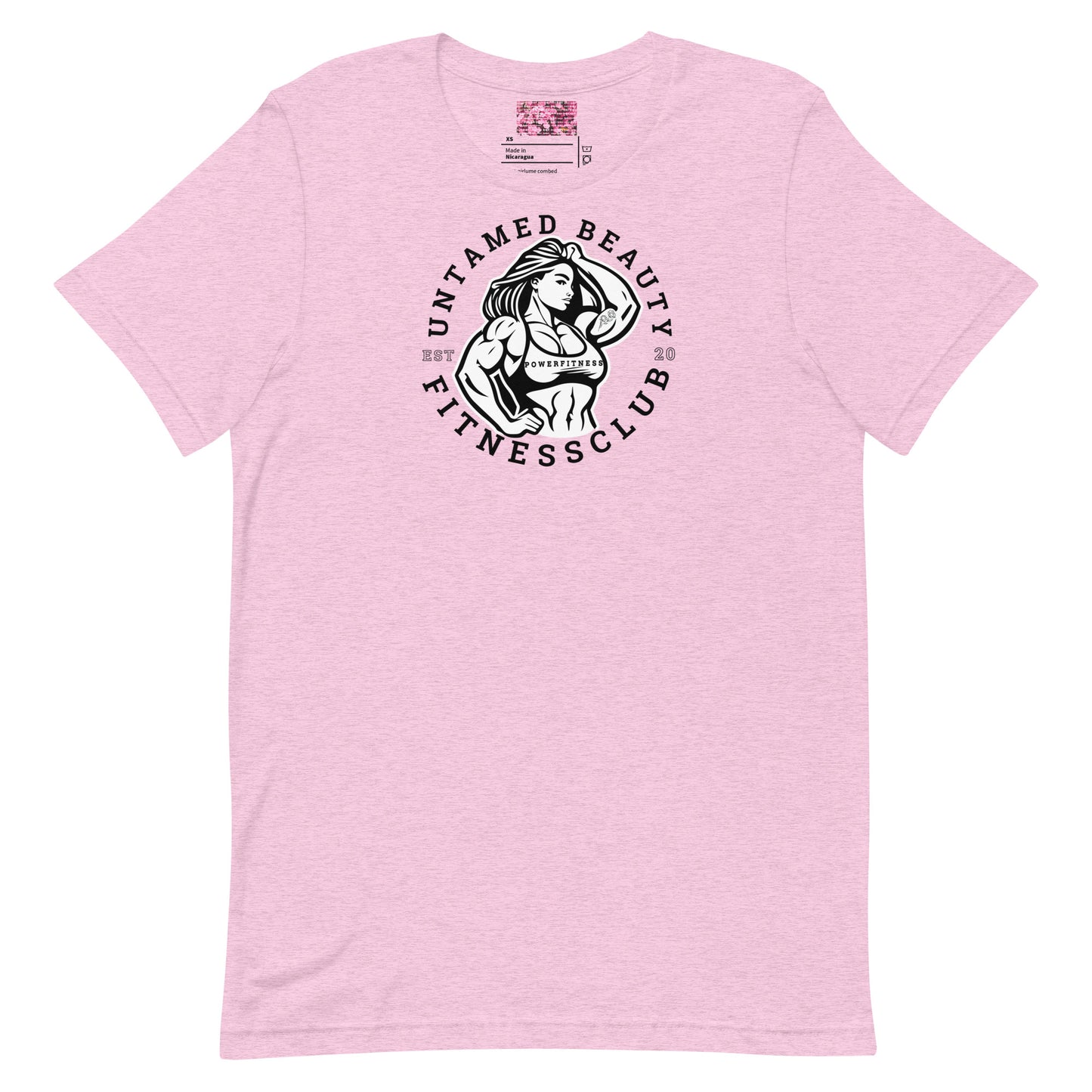 UNTAMED BEAUTY POWER FITNESS CLUB - Unisex t-shirts