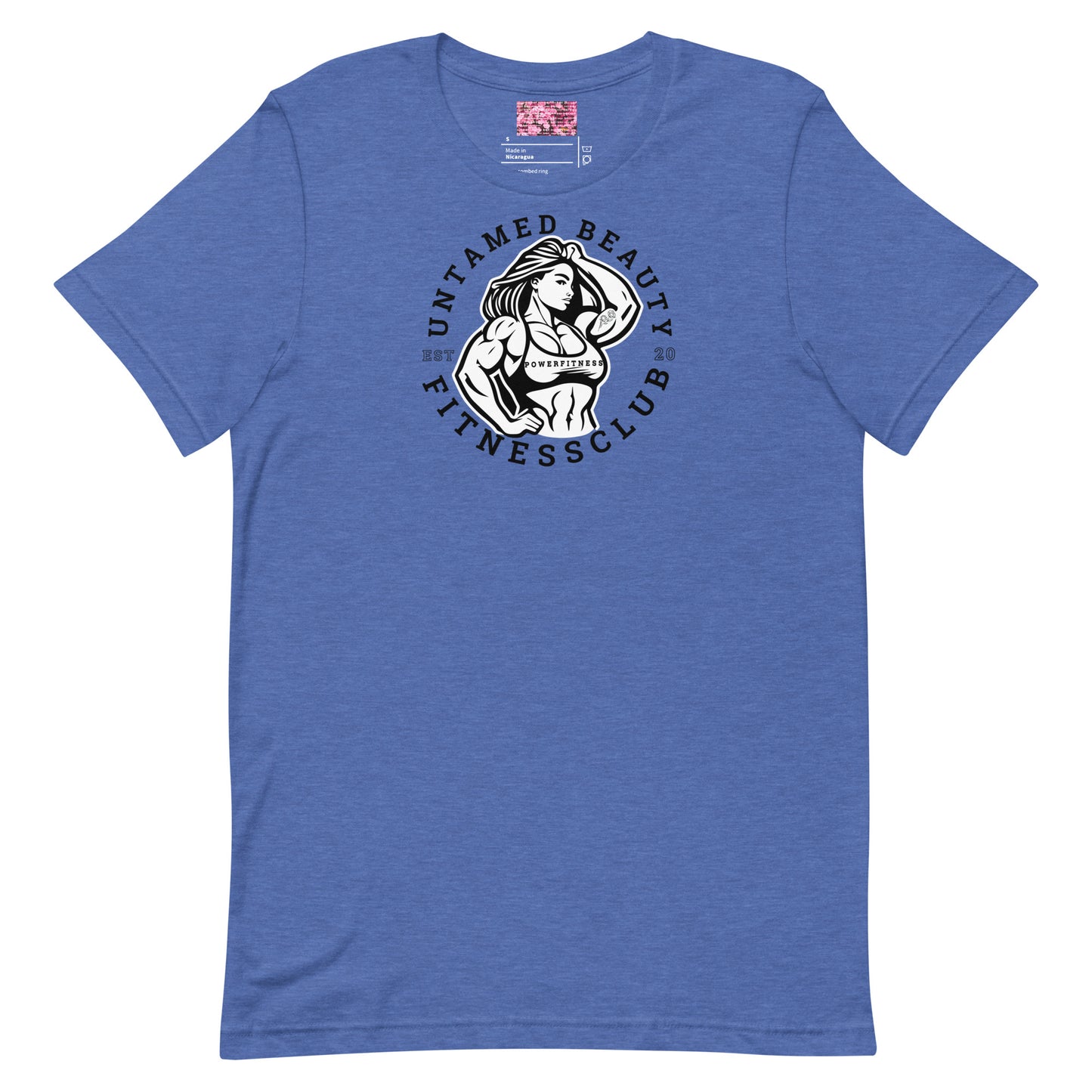 UNTAMED BEAUTY POWER FITNESS CLUB - Unisex t-shirts