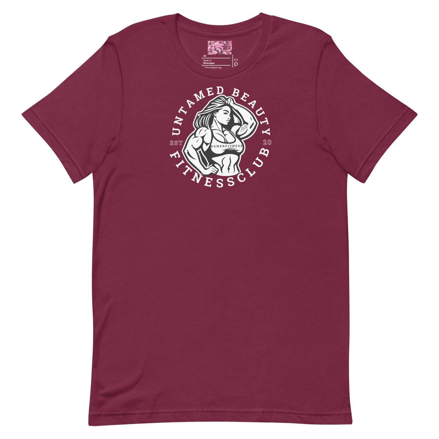 UNTAMED BEAUTY POWER FITNESS CLUB - Unisex t-shirts