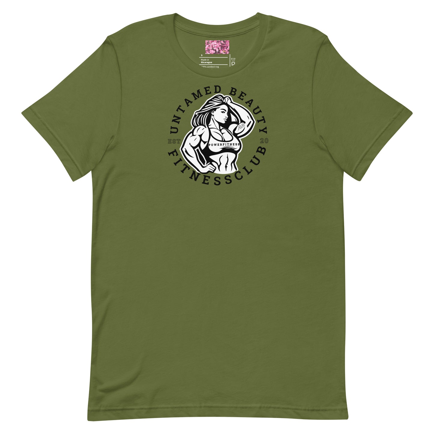 UNTAMED BEAUTY POWER FITNESS CLUB - Unisex t-shirts