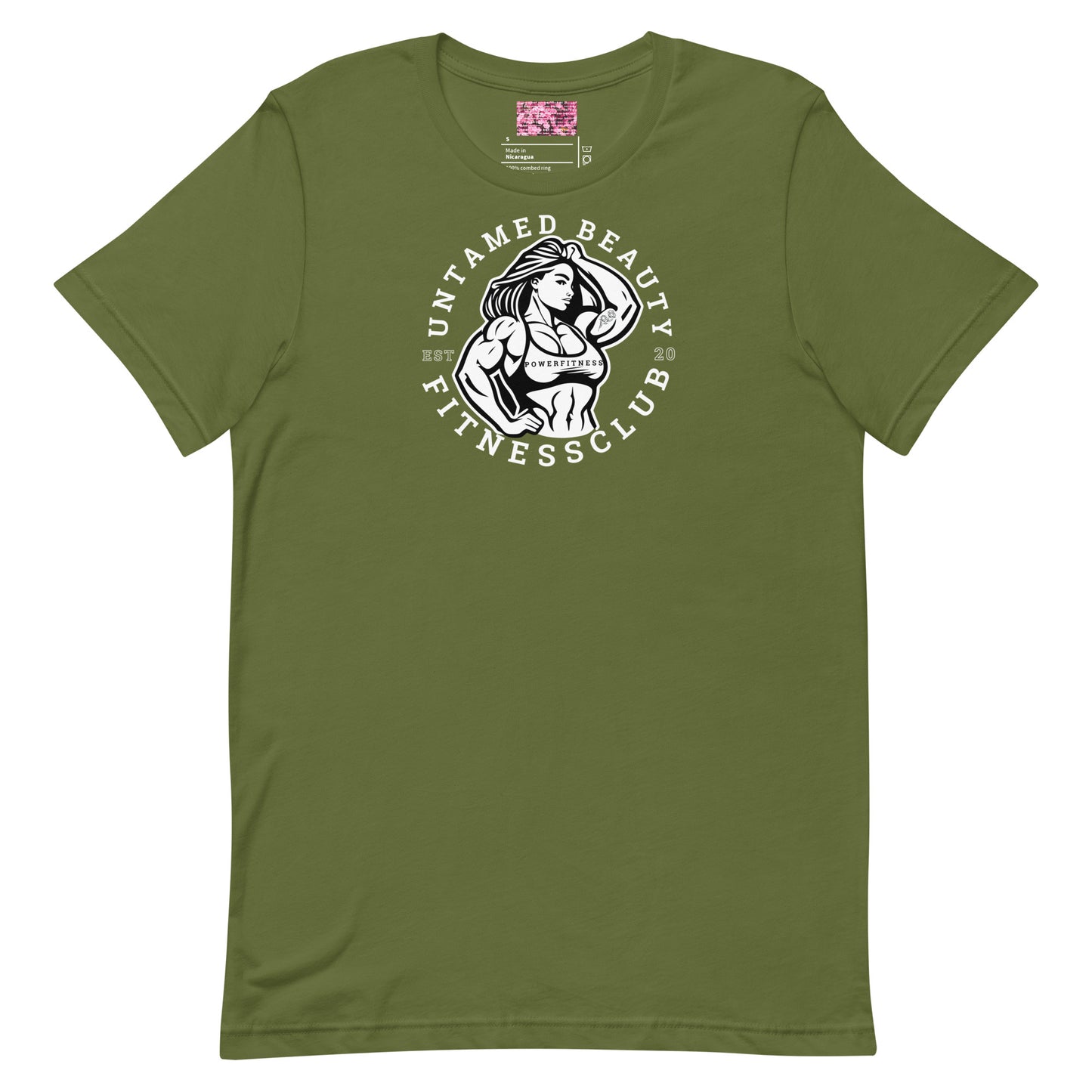UNTAMED BEAUTY POWER FITNESS CLUB - Unisex t-shirts