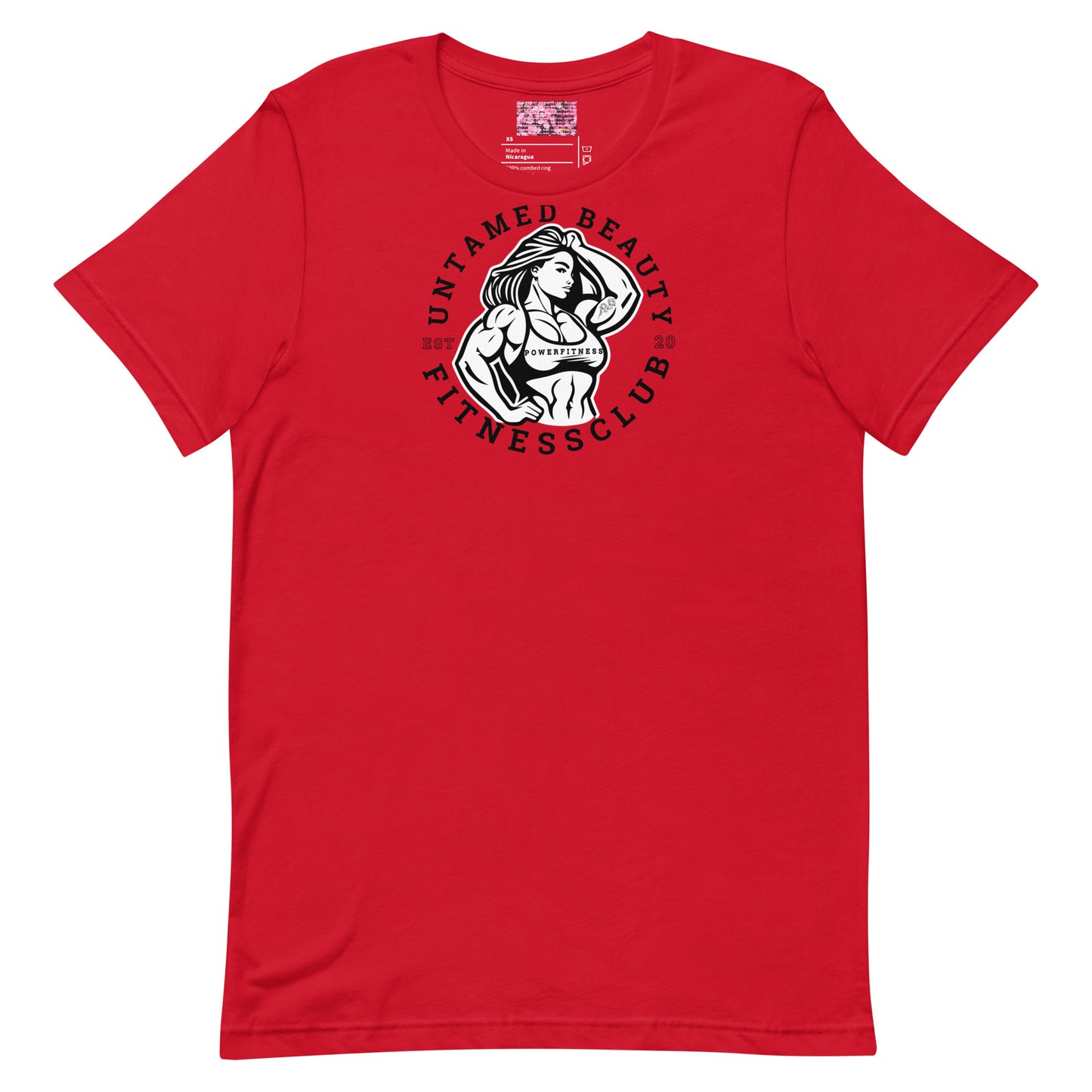 UNTAMED BEAUTY POWER FITNESS CLUB - Unisex t-shirts