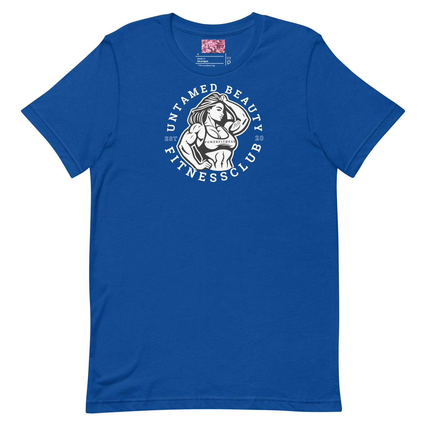 UNTAMED BEAUTY POWER FITNESS CLUB - Unisex t-shirts