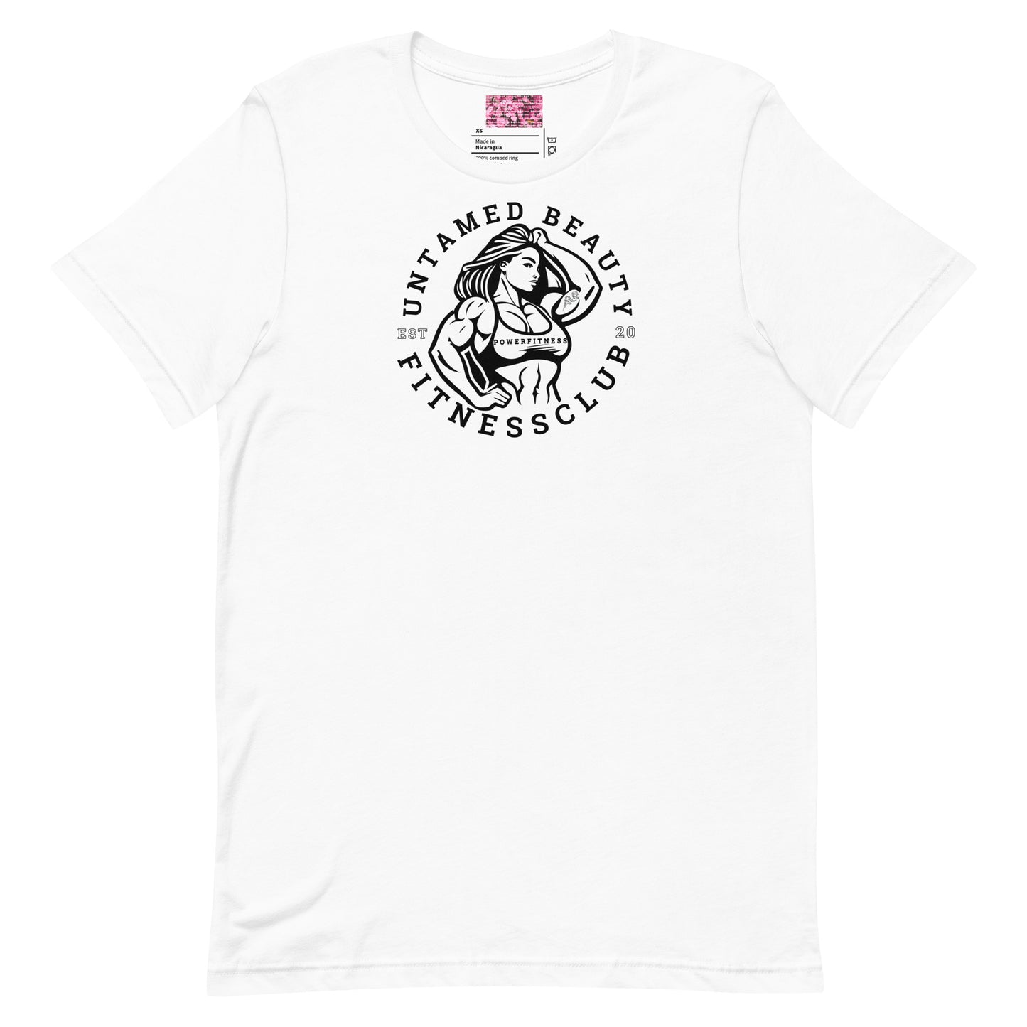 UNTAMED BEAUTY POWER FITNESS CLUB - Unisex t-shirts