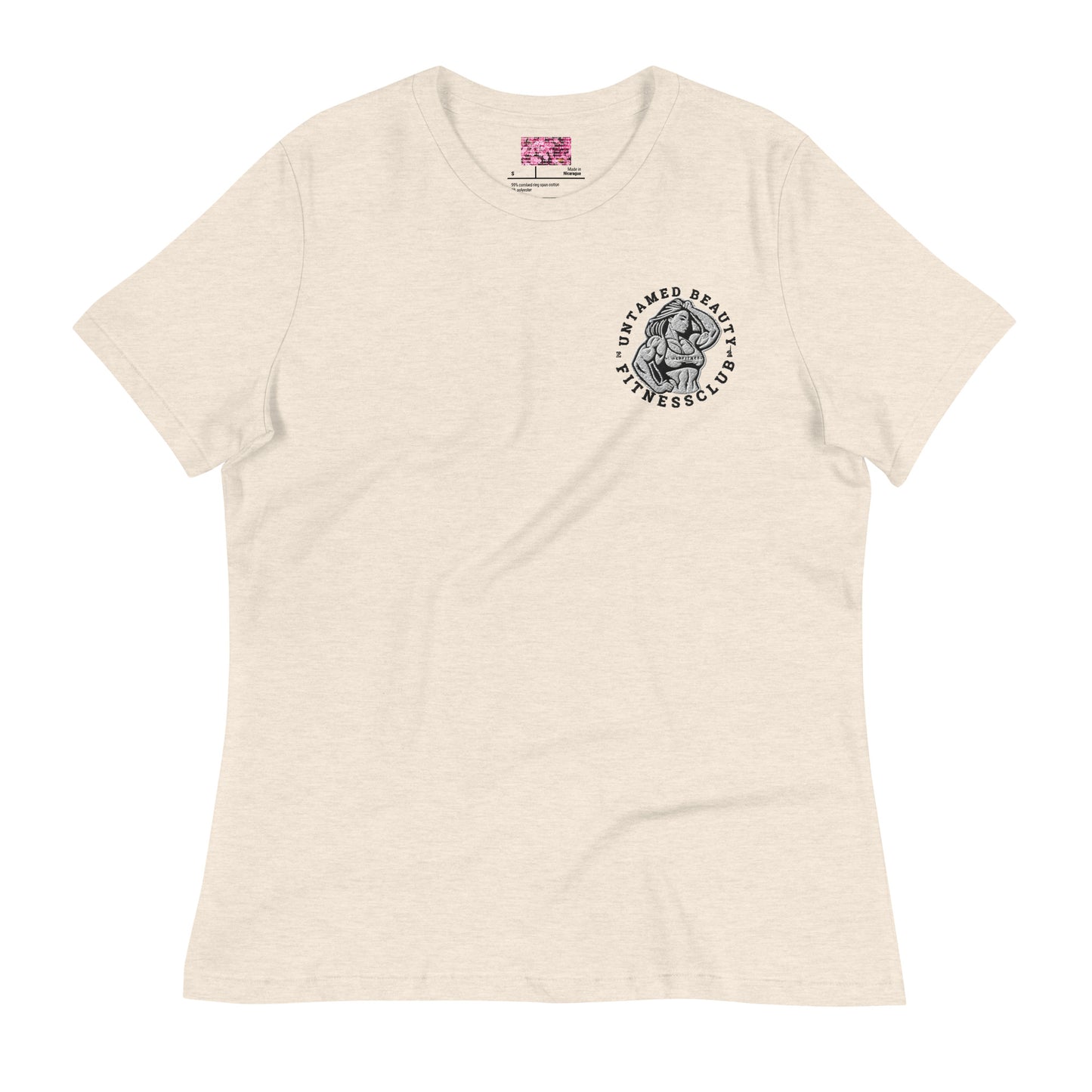 UNTAMED BEAUTY FITNESS CLUB - Women's Relaxed T-Shirt