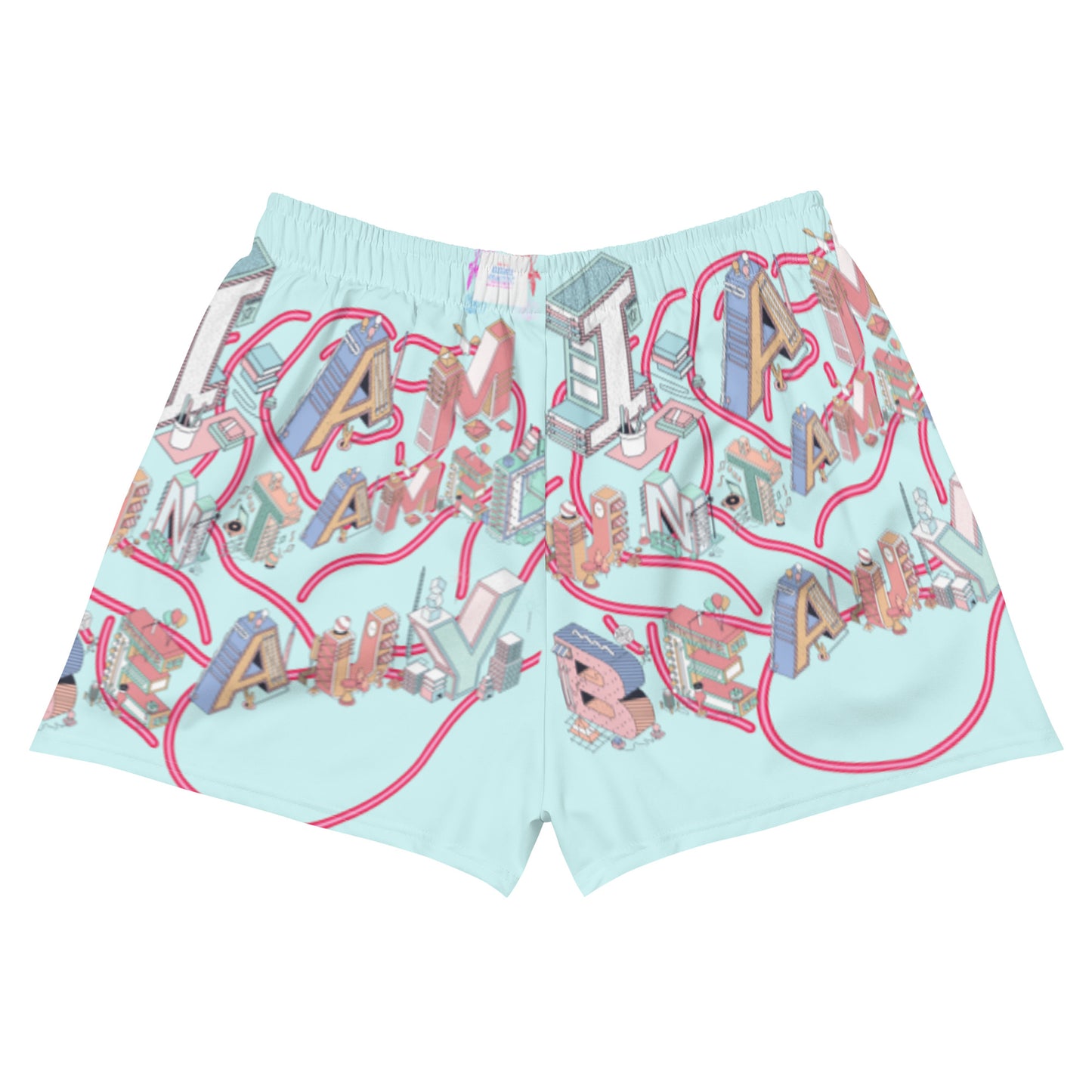 IAM UNTAMED BEAUTY - Women’s Athletic Shorts
