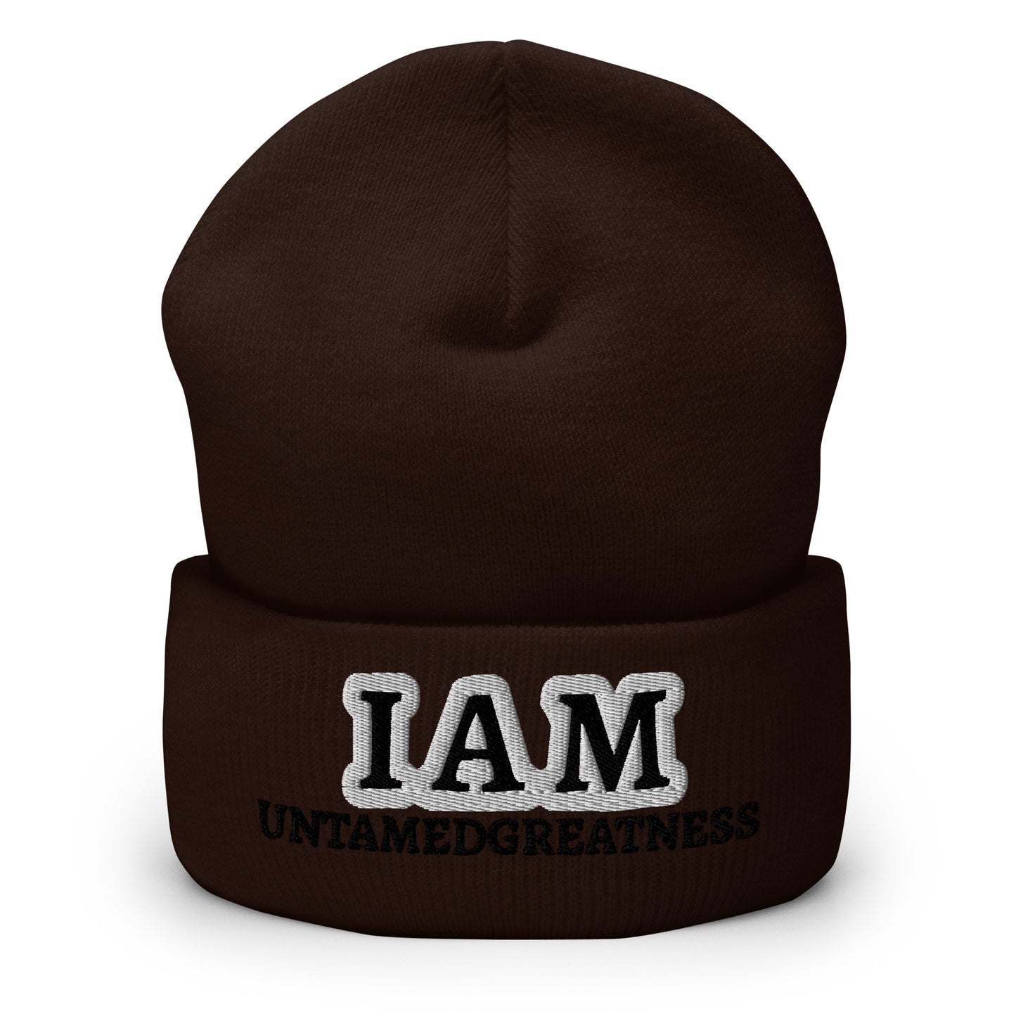 IAM UNTAMED GREATNESS - Cuffed Beanies