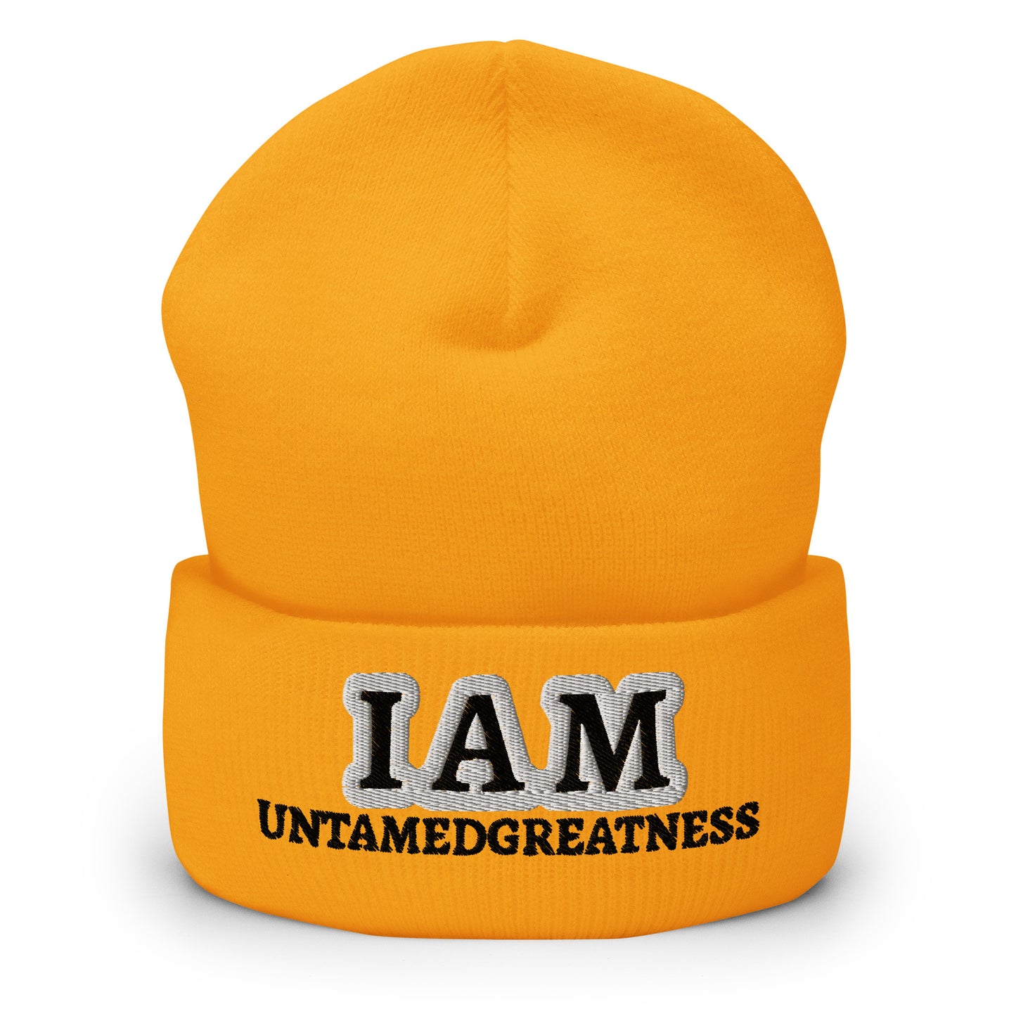 IAM UNTAMED GREATNESS - Cuffed Beanies