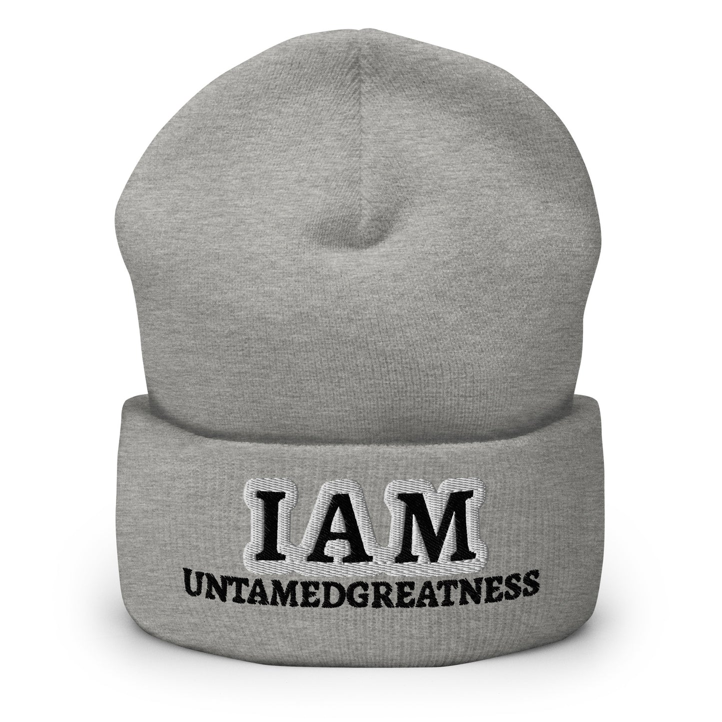 IAM UNTAMED GREATNESS - Cuffed Beanies