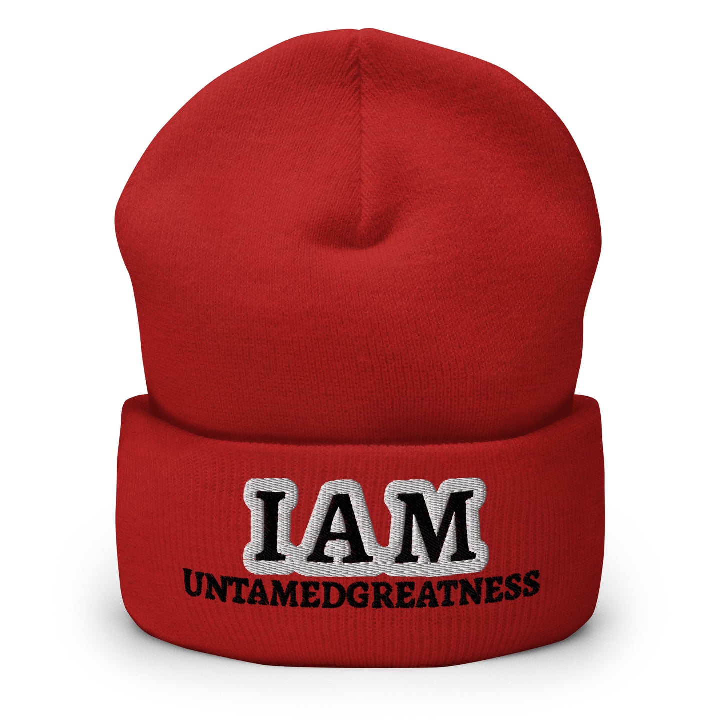 IAM UNTAMED GREATNESS - Cuffed Beanies