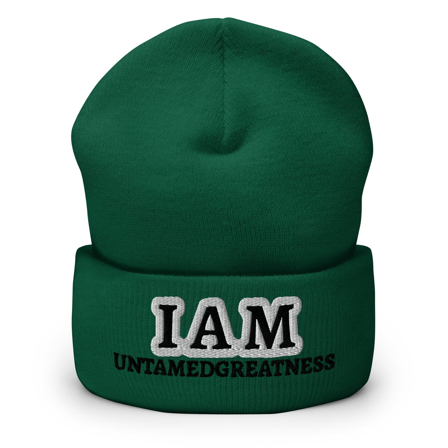 IAM UNTAMED GREATNESS - Cuffed Beanies