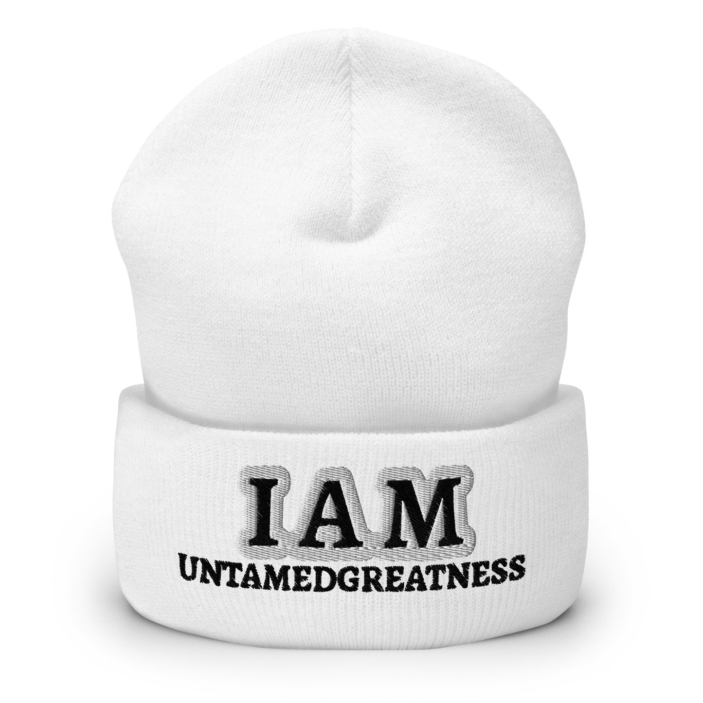 IAM UNTAMED GREATNESS - Cuffed Beanies