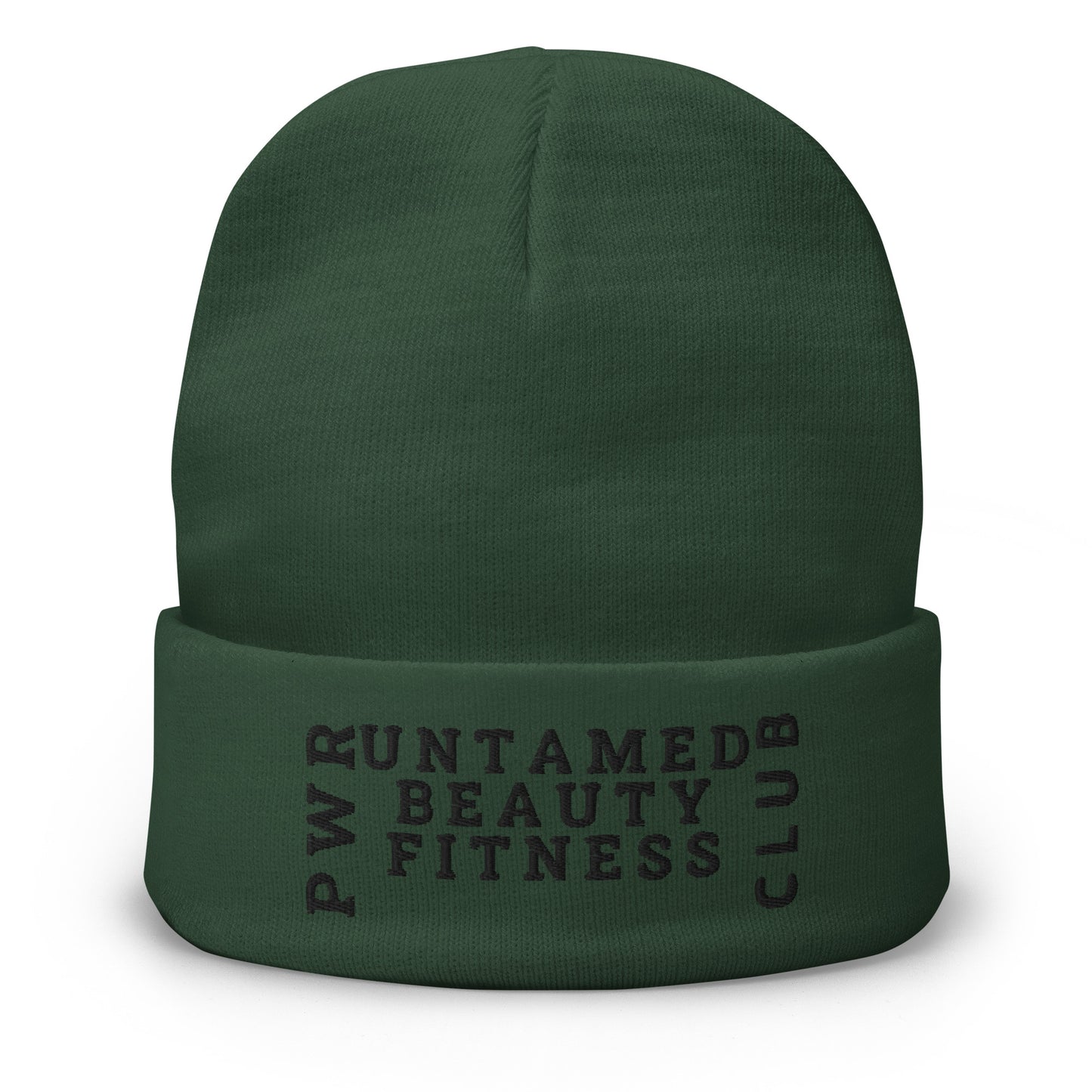 UNTAMED BEAUTY POWER FITNESS CLUB - Embroidered Beanies
