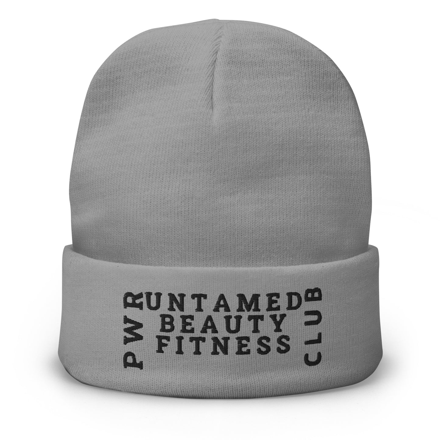 UNTAMED BEAUTY POWER FITNESS CLUB - Embroidered Beanies