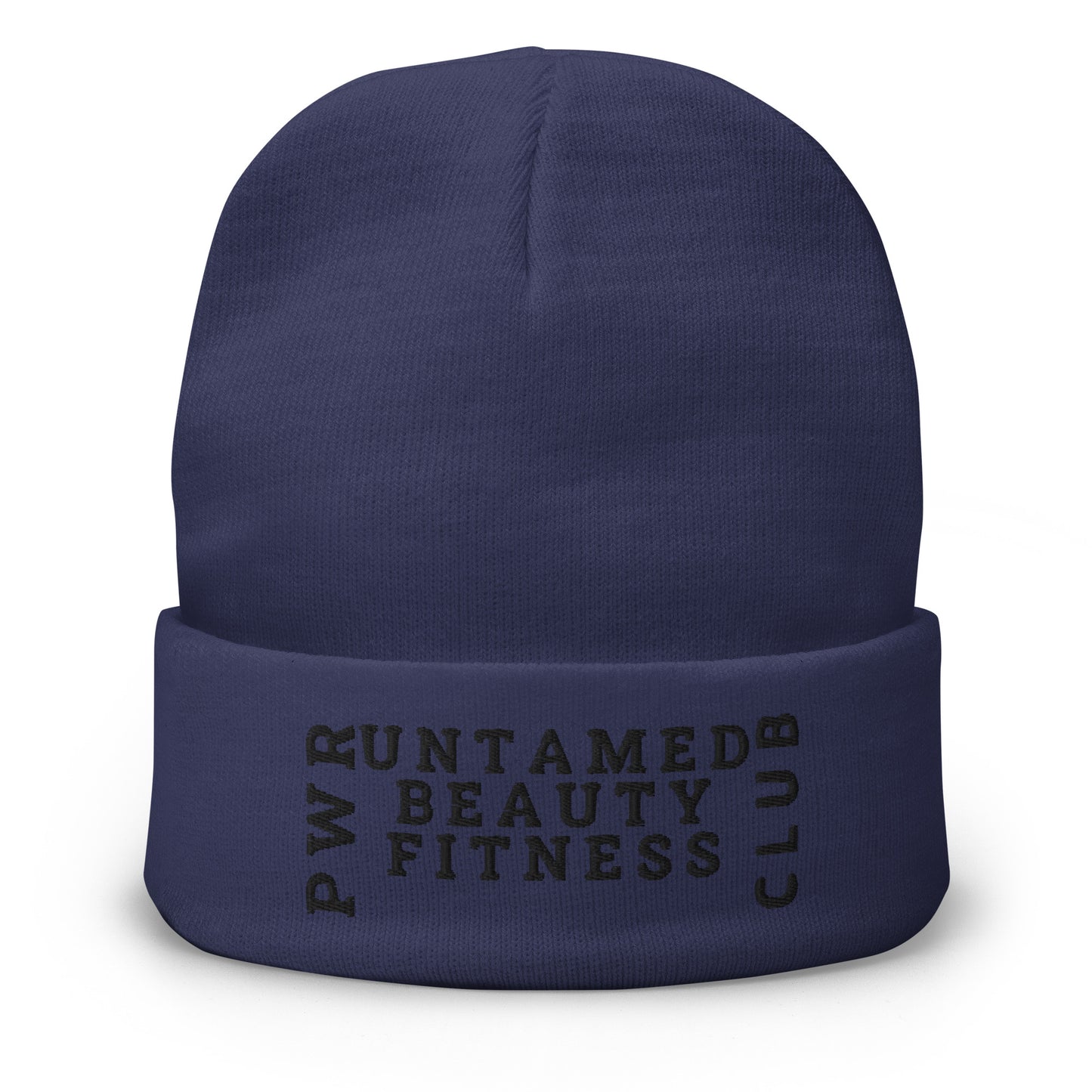 UNTAMED BEAUTY POWER FITNESS CLUB - Embroidered Beanies