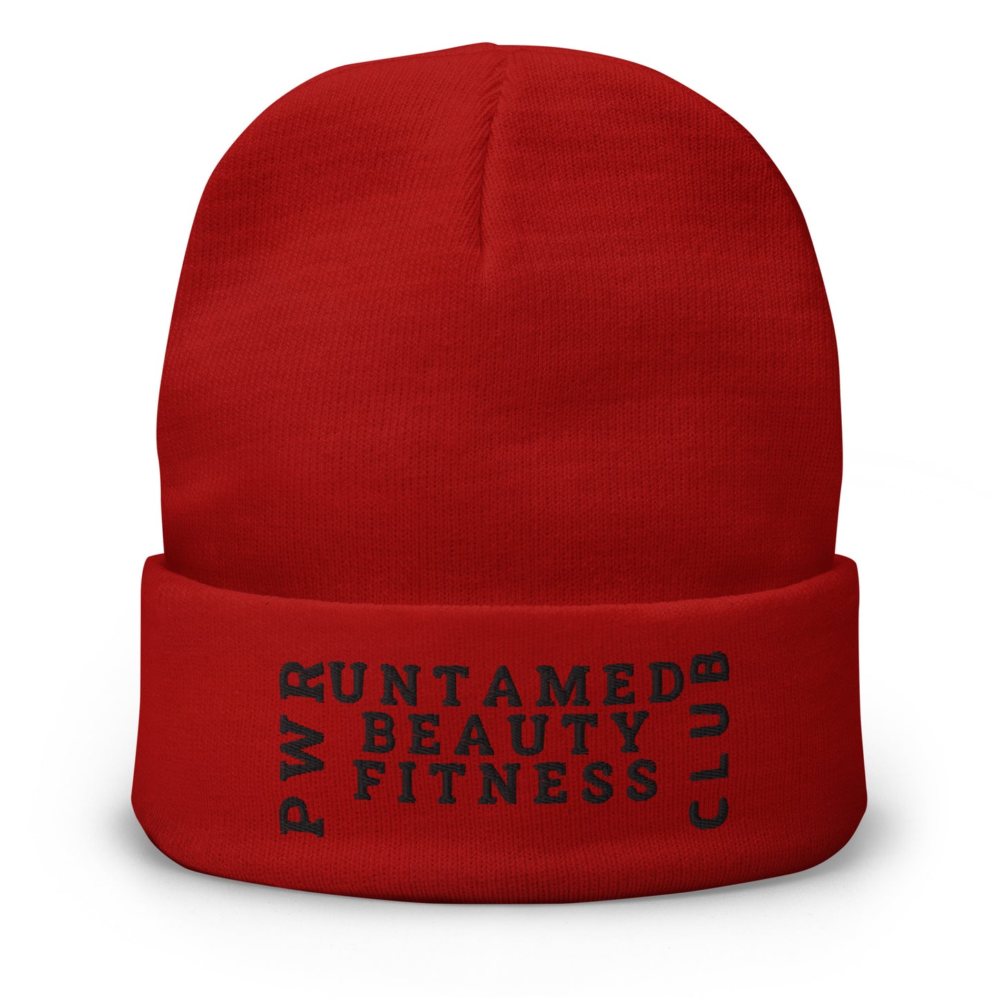 UNTAMED BEAUTY POWER FITNESS CLUB - Embroidered Beanies