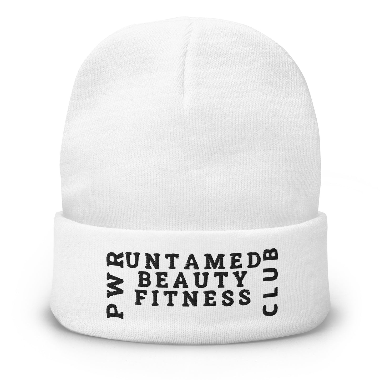 UNTAMED BEAUTY POWER FITNESS CLUB - Embroidered Beanies
