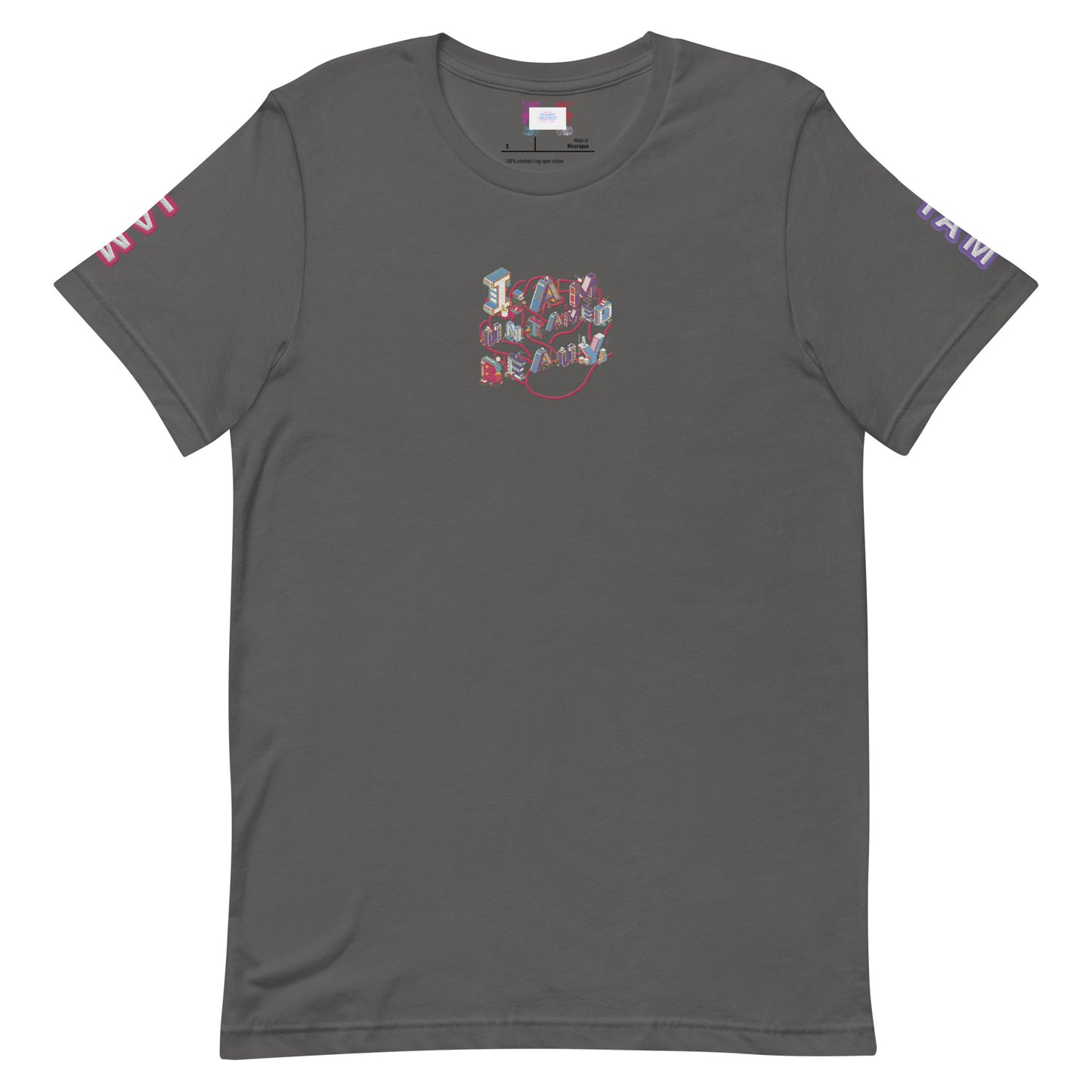 IAM UNTAMED BEAUTY - EMB Unisex t-shirts
