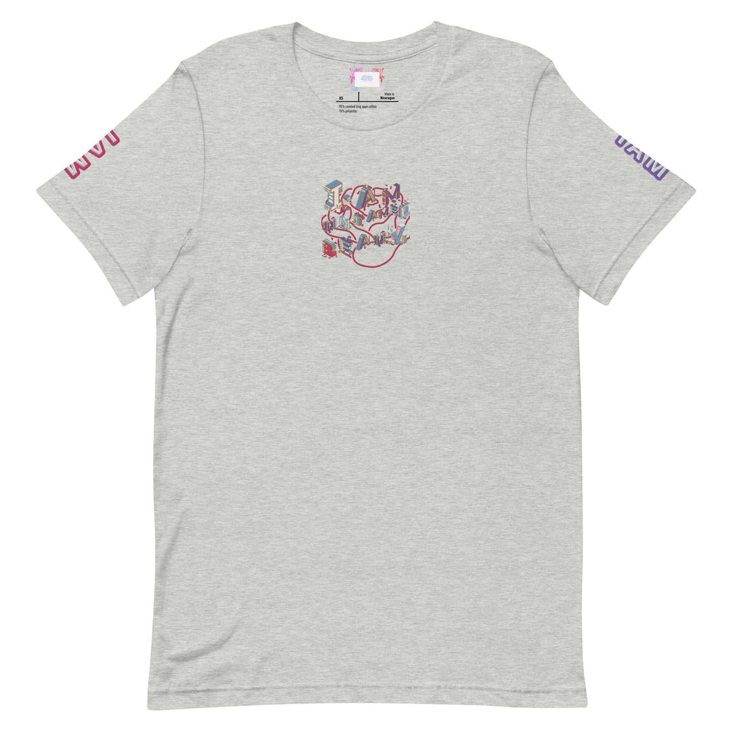 IAM UNTAMED BEAUTY - EMB Unisex t-shirts