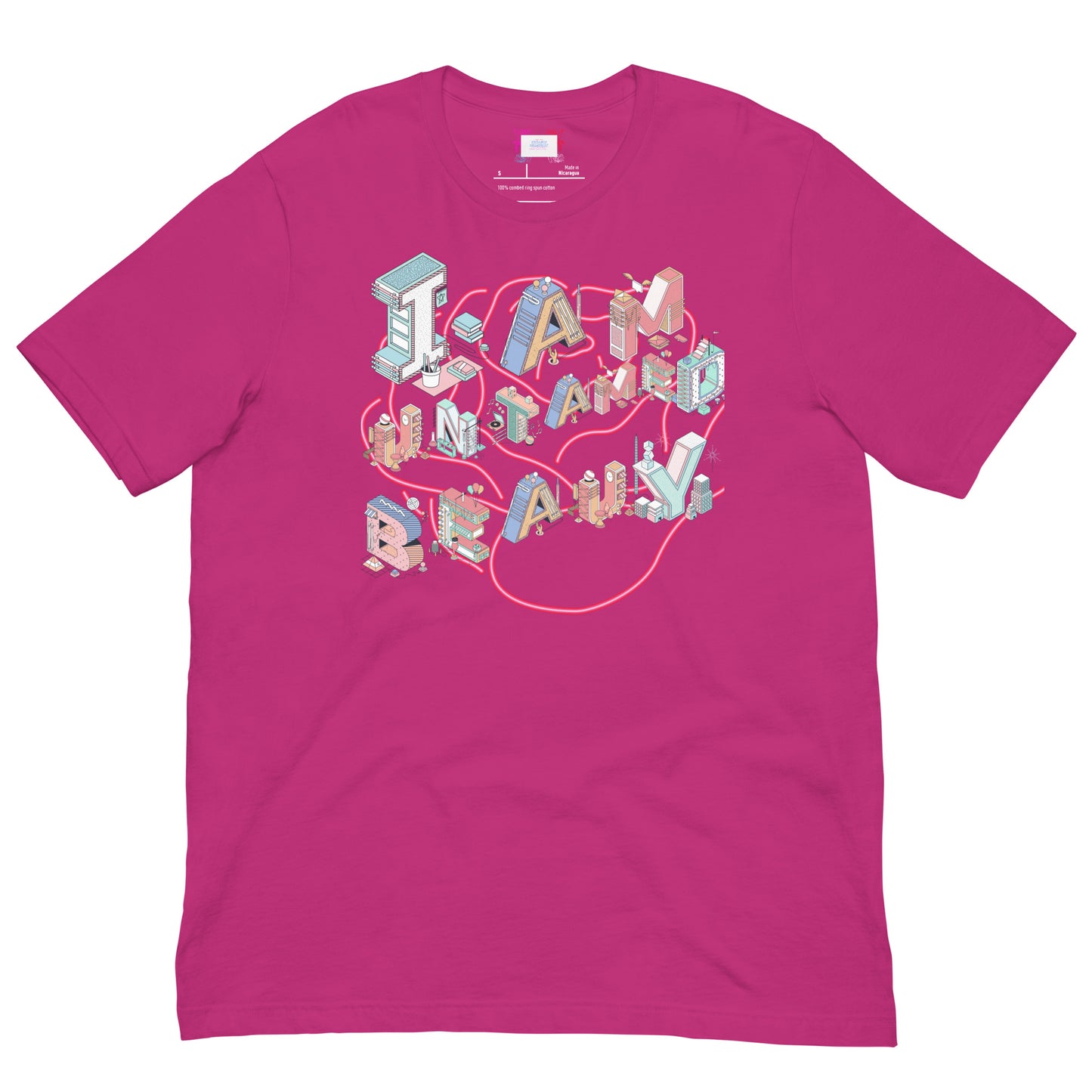 IAM UNTAMED BEAUTY Unisex t-shirts