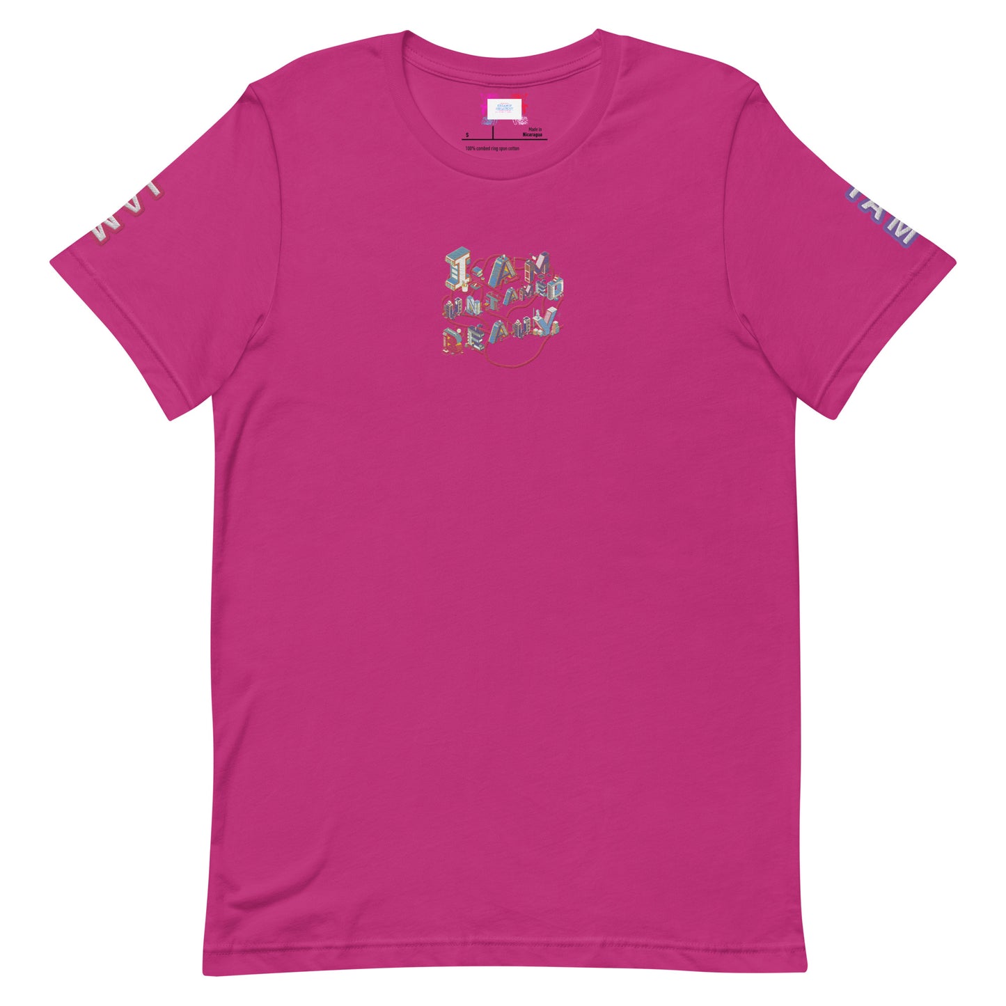 IAM UNTAMED BEAUTY - EMB Unisex t-shirts
