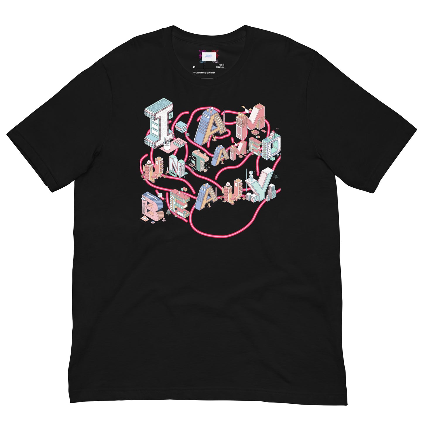 IAM UNTAMED BEAUTY Unisex t-shirts