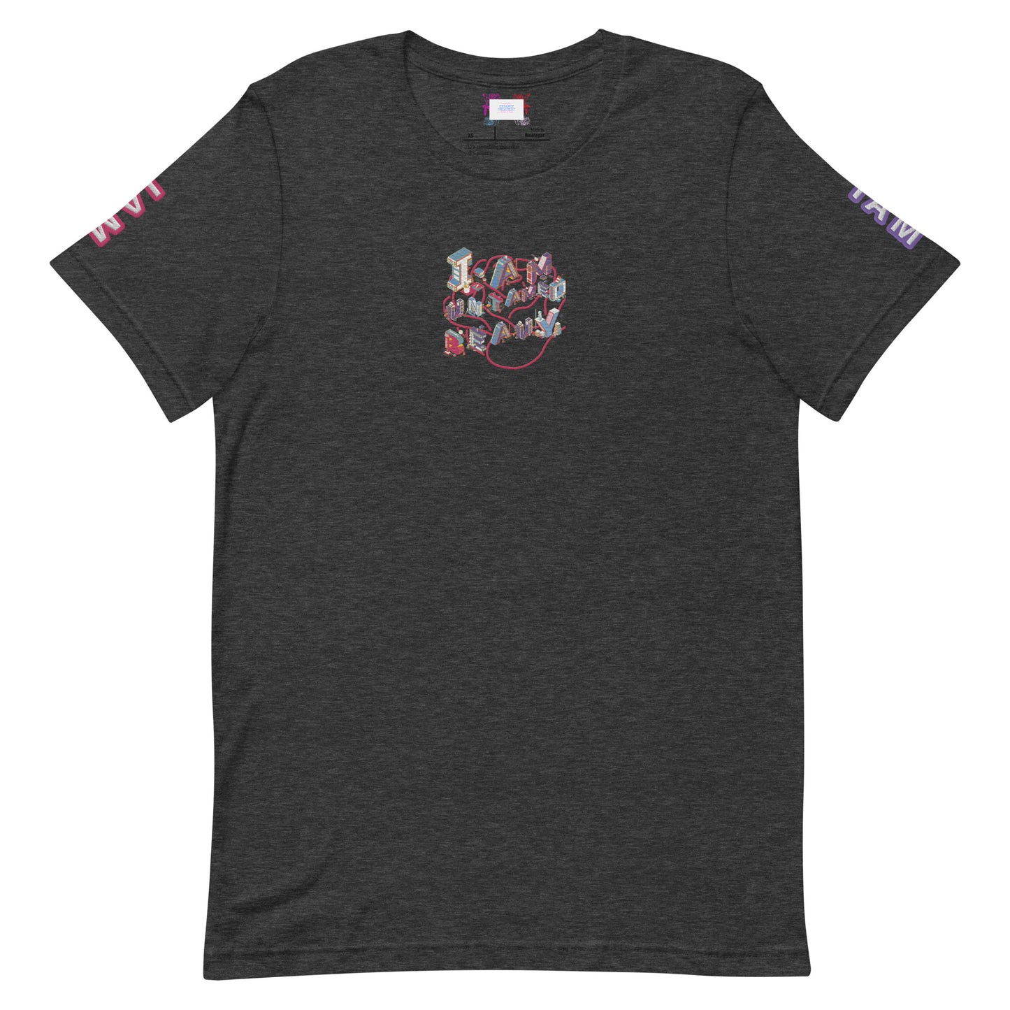 IAM UNTAMED BEAUTY - EMB Unisex t-shirts