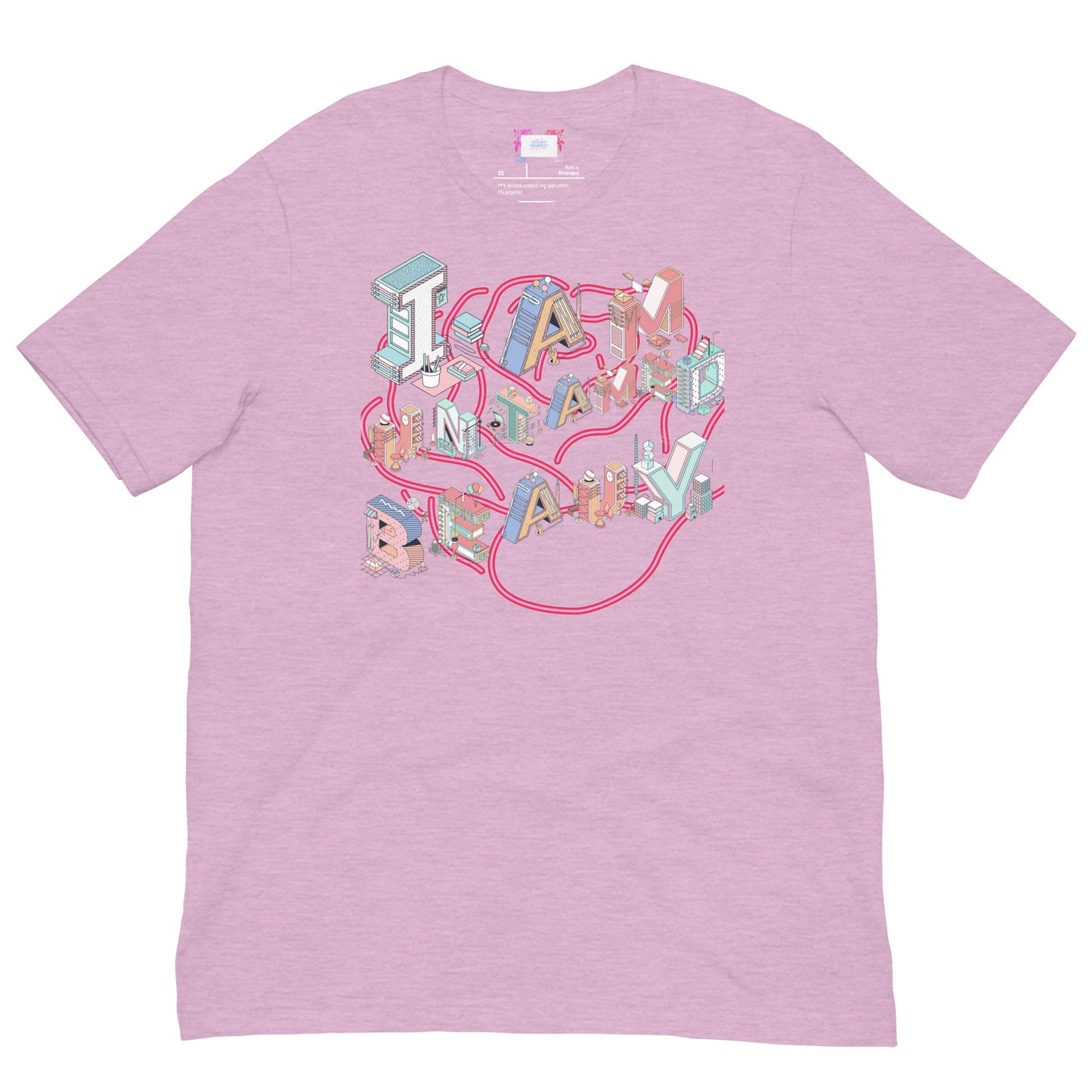 IAM UNTAMED BEAUTY Unisex t-shirts