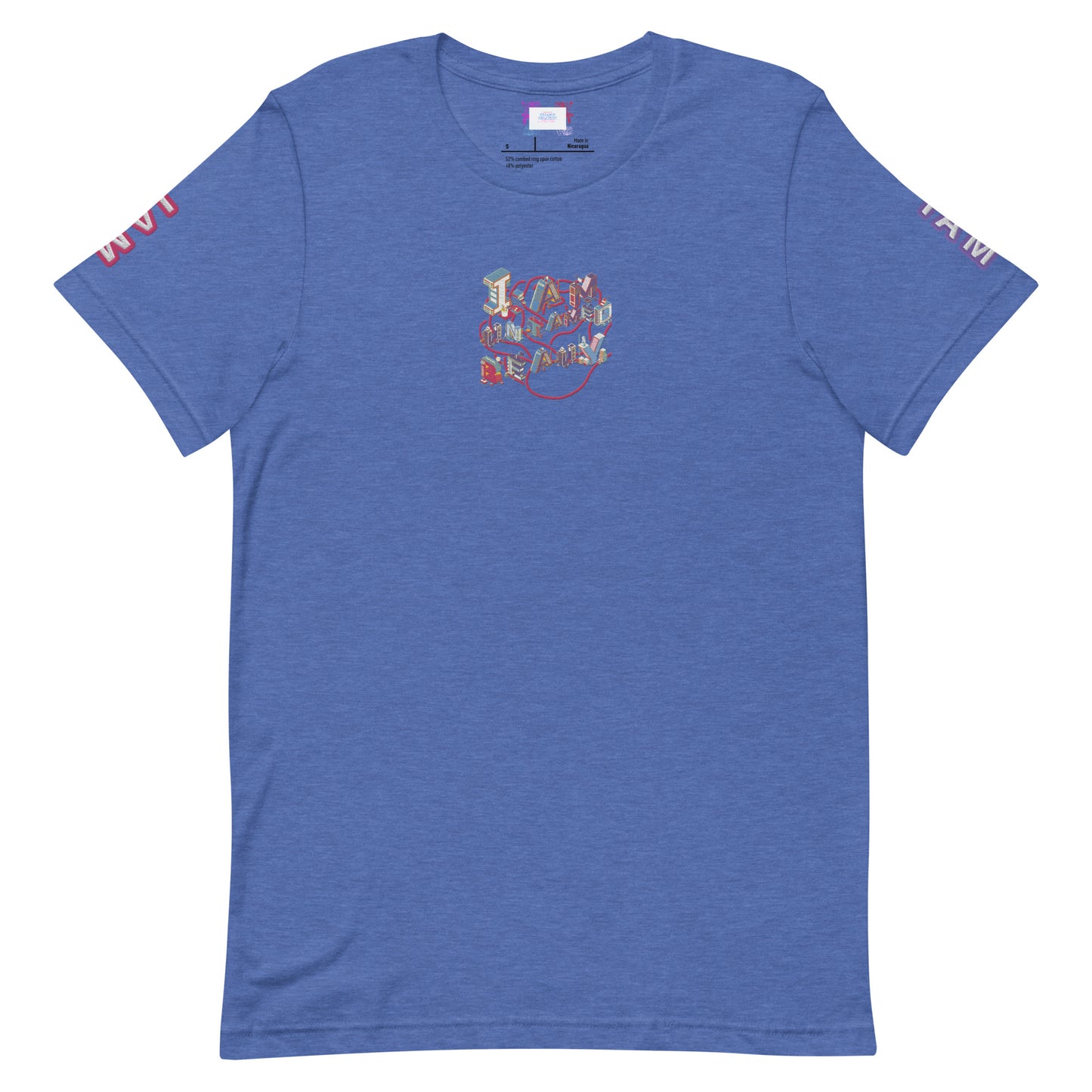 IAM UNTAMED BEAUTY - EMB Unisex t-shirts
