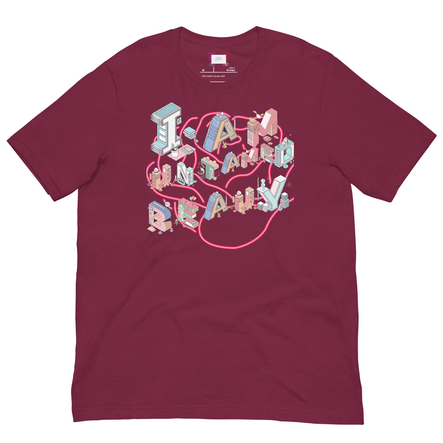 IAM UNTAMED BEAUTY Unisex t-shirts