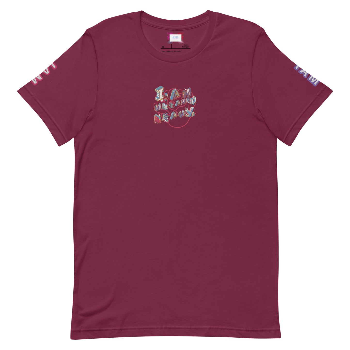 IAM UNTAMED BEAUTY - EMB Unisex t-shirts