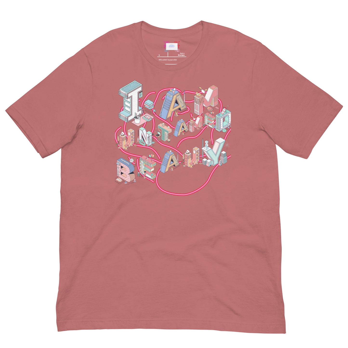 IAM UNTAMED BEAUTY Unisex t-shirts