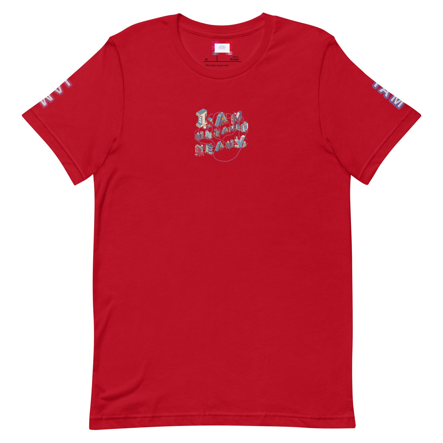 IAM UNTAMED BEAUTY - EMB Unisex t-shirts