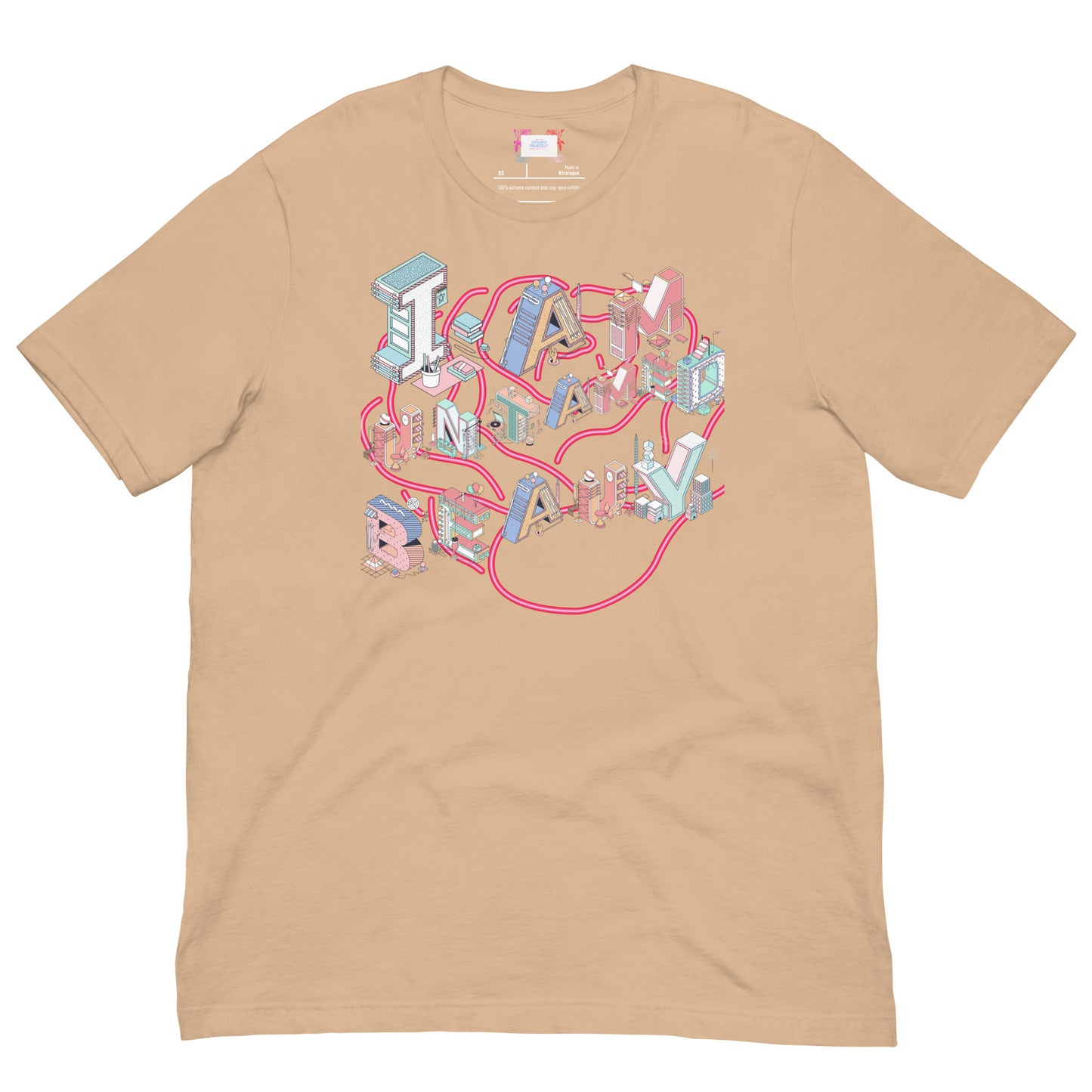 IAM UNTAMED BEAUTY Unisex t-shirts