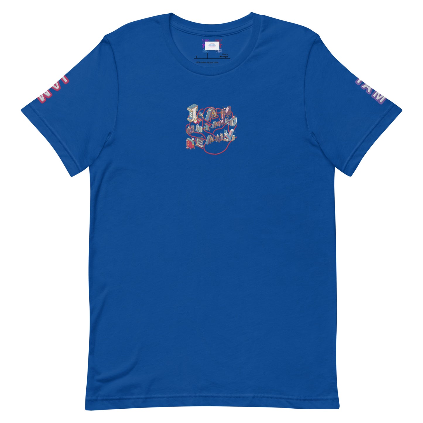 IAM UNTAMED BEAUTY - EMB Unisex t-shirts