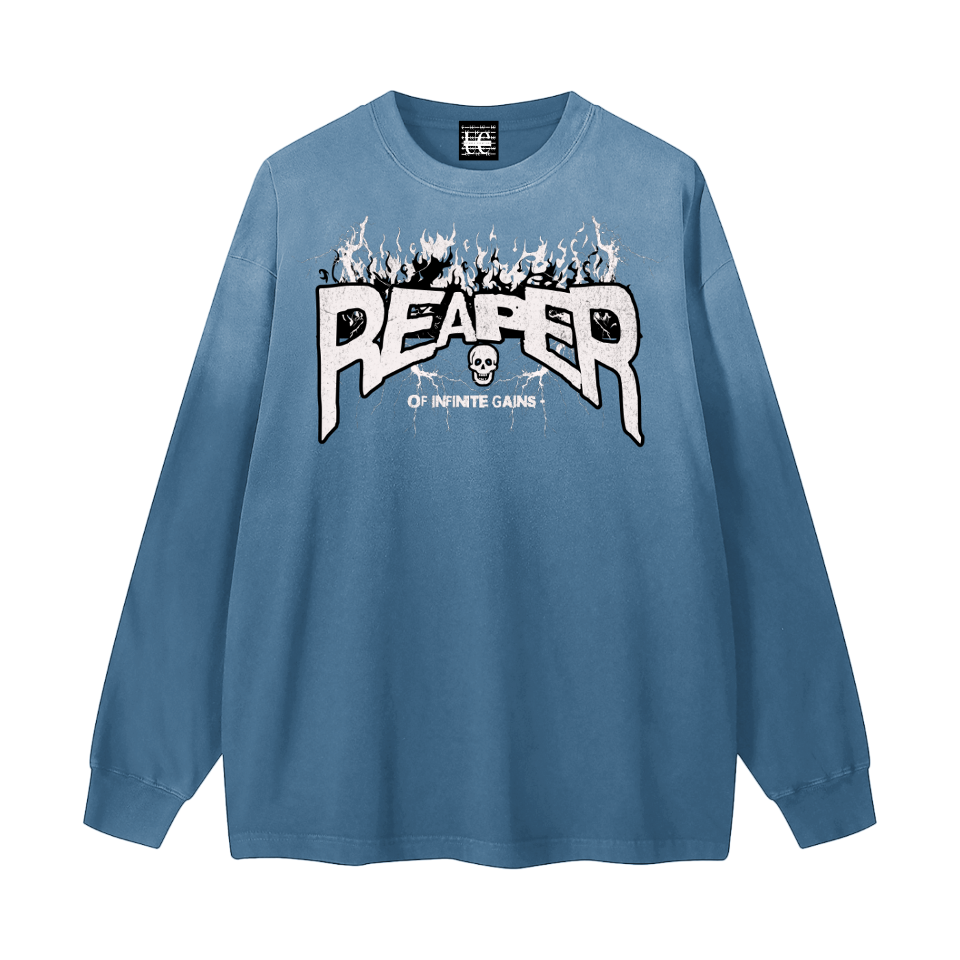 UC-GYM REAPER Men's Vintage Washed Long Sleeve Tees