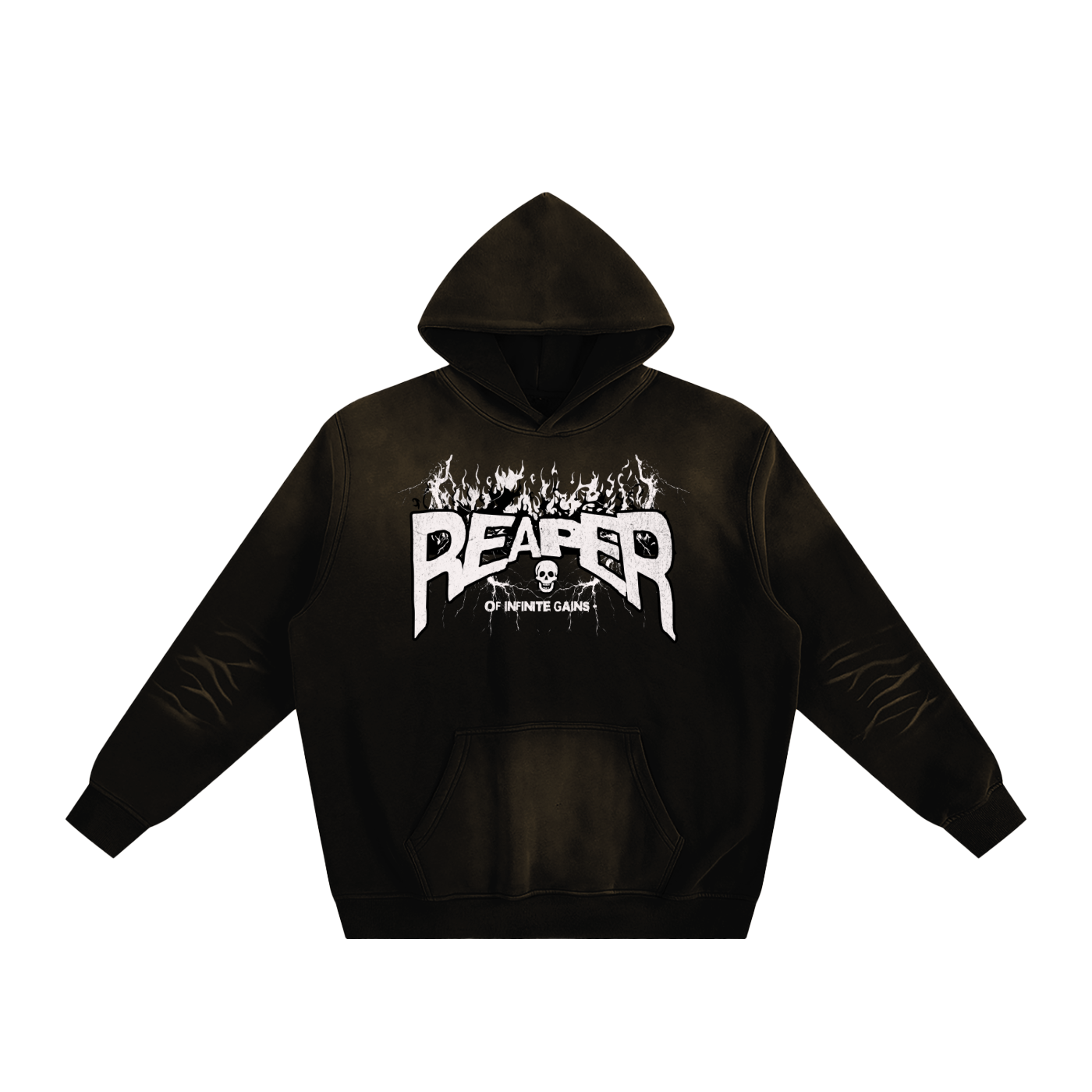 UC- GYM REAPER Sunfade Men's Fleeced Hoodies
